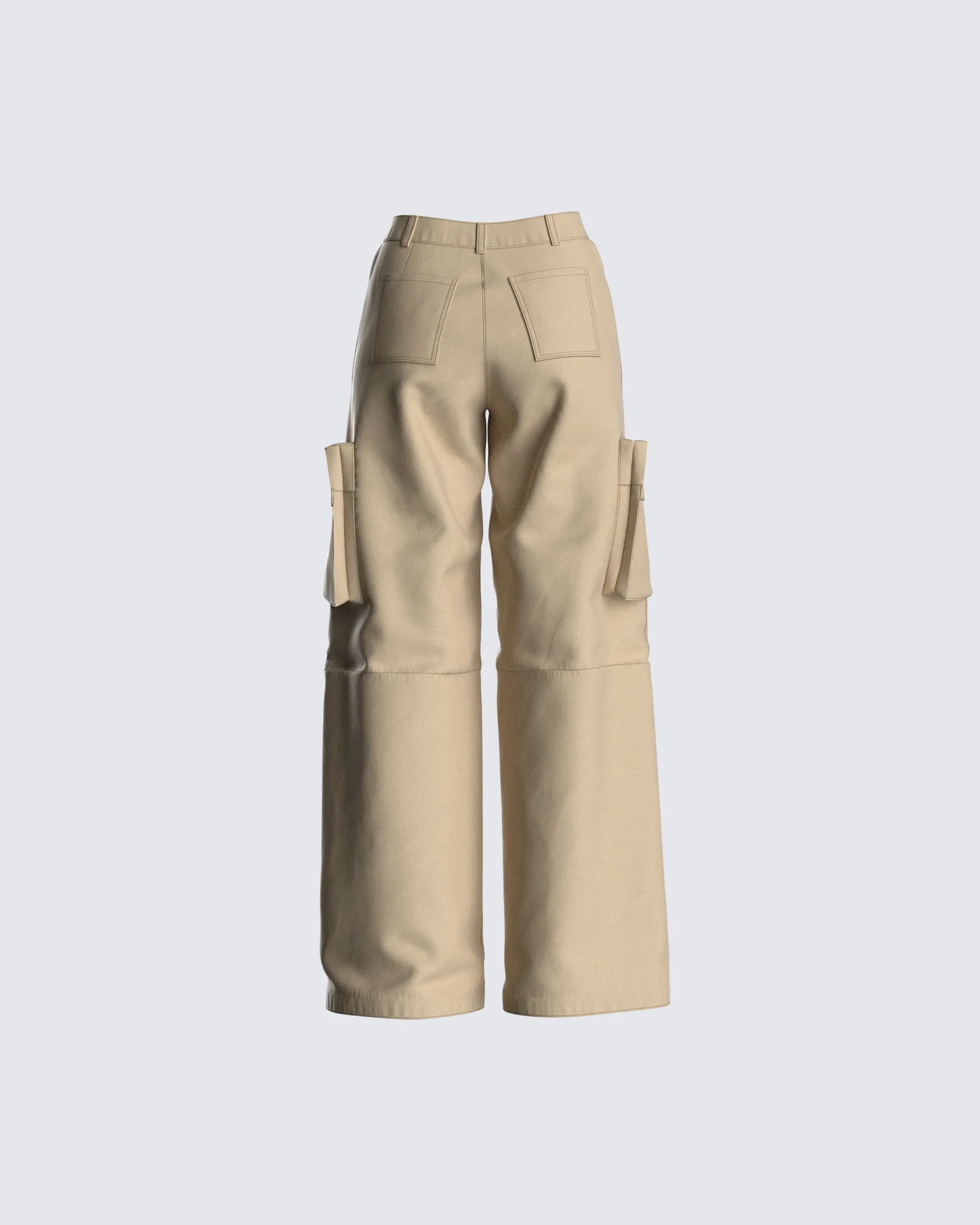 Ellis Tan Cargo Pant sold by Finesse product image thumbnail 3