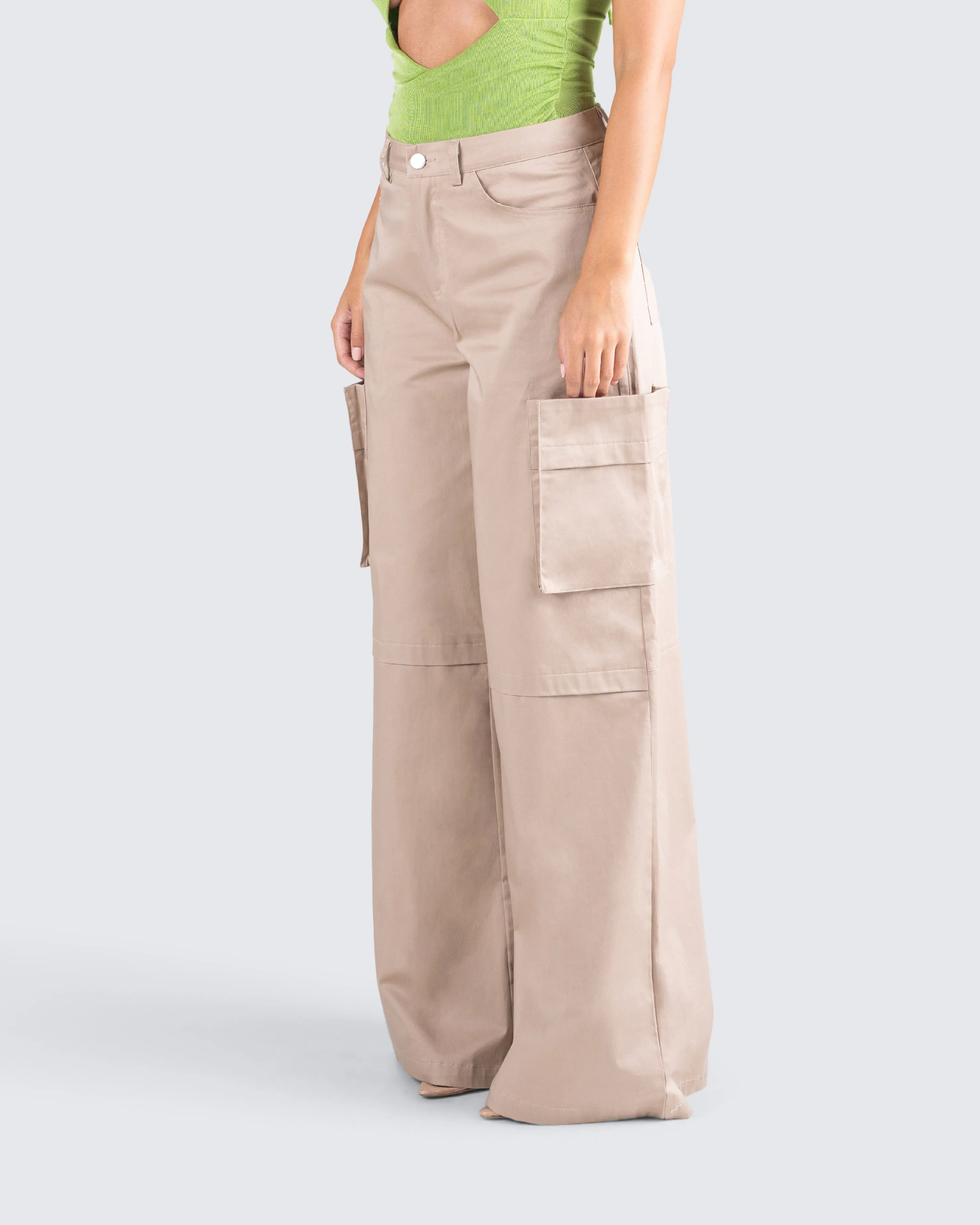 Ellis Tan Cargo Pant sold by Finesse product image thumbnail 5