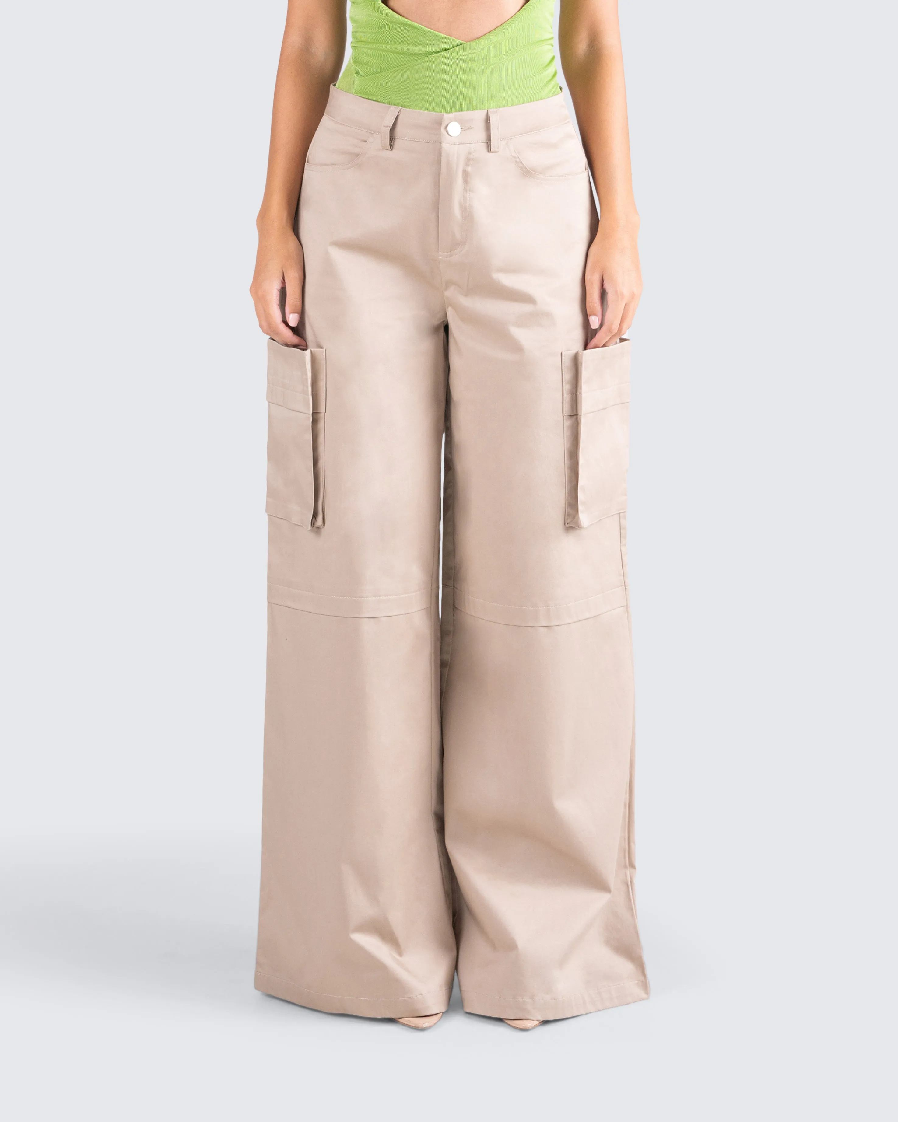 Ellis Tan Cargo Pant sold by Finesse product image thumbnail 4