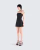 Ali Black Pleated Mini Dress sold by Finesse