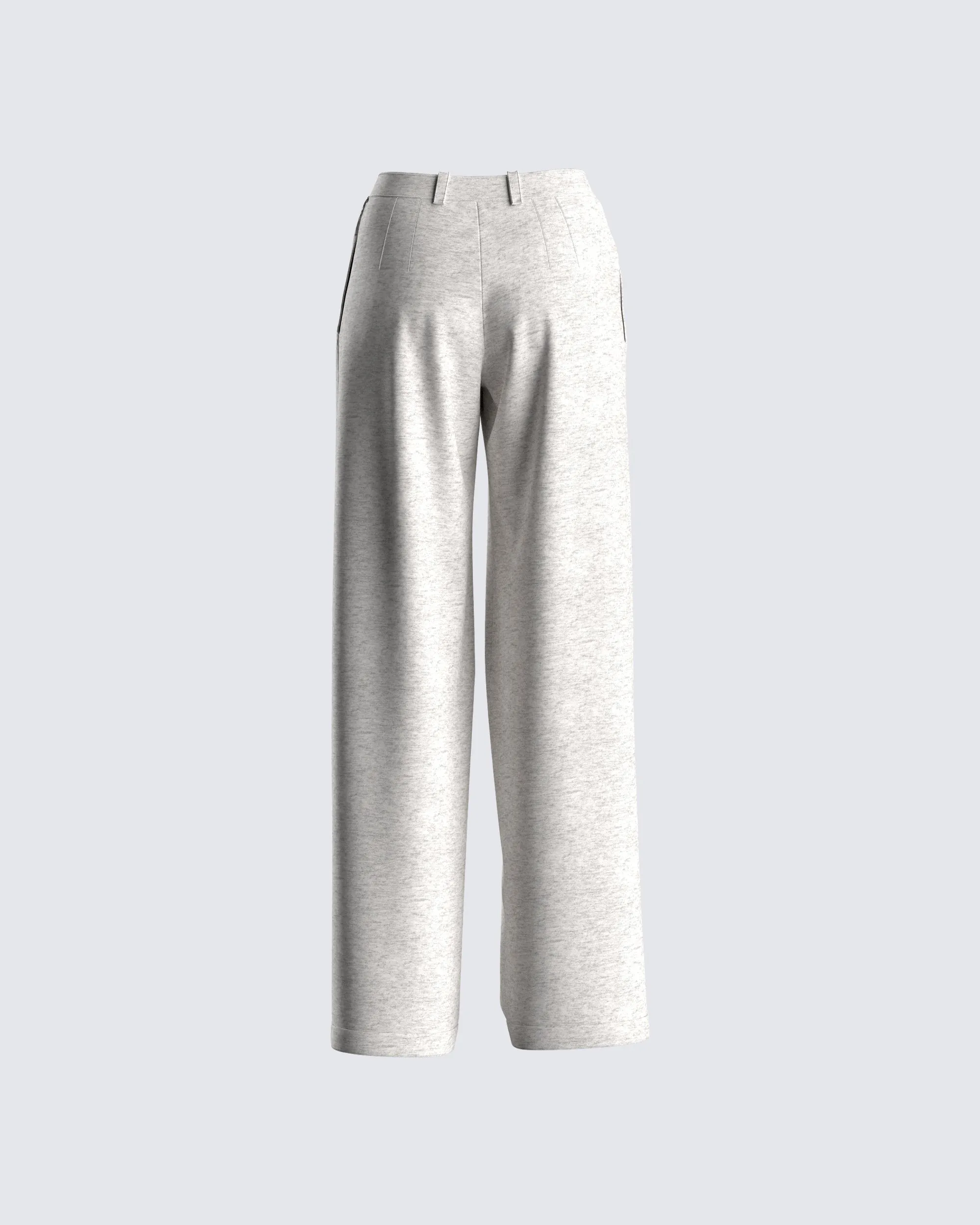 Nita Grey Heather Jersey Pant sold by Finesse product image thumbnail 3