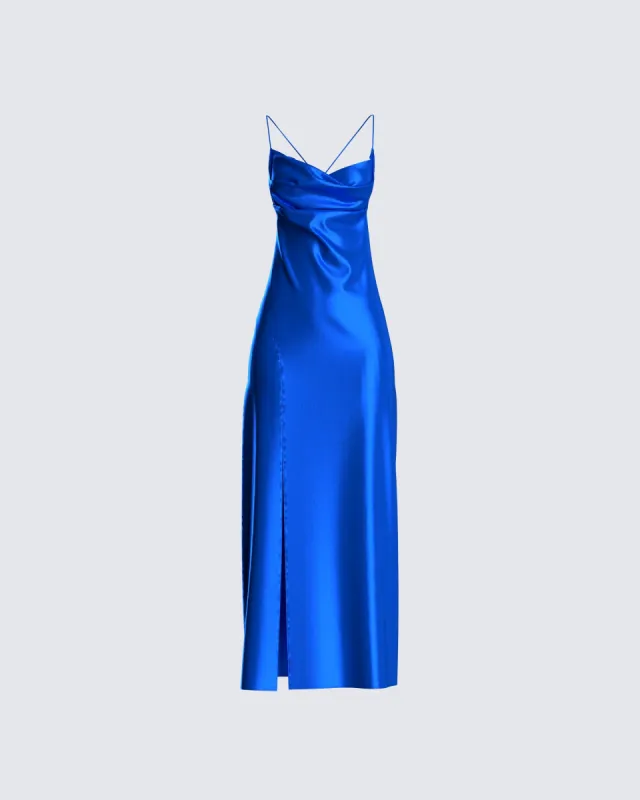 Celeste Satin Midi Dress sold by Finesse