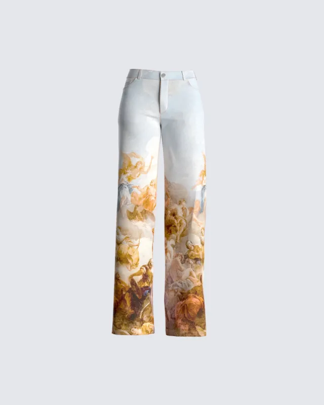 Tate Renaissance Print Pant sold by Finesse
