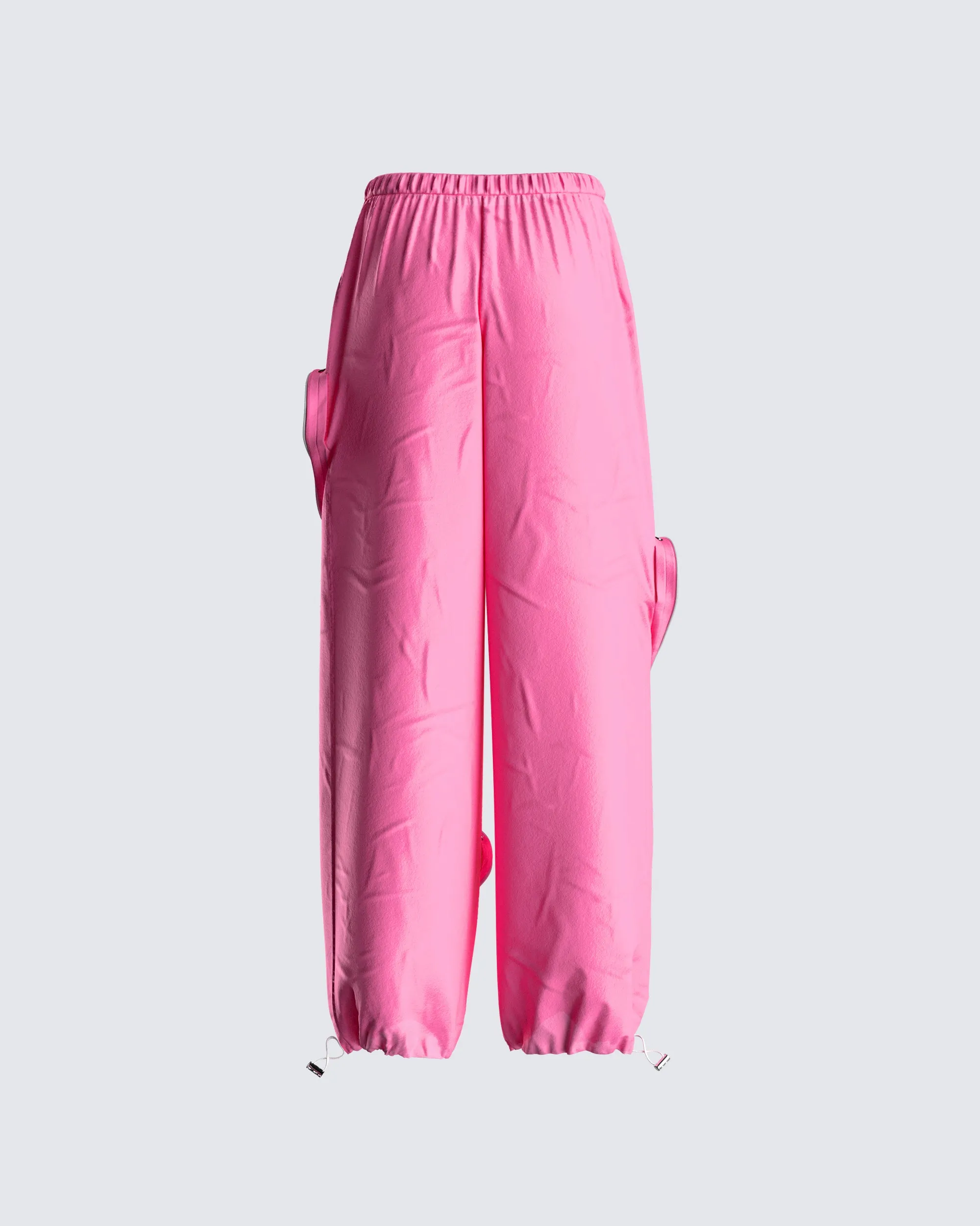 Cameo Pink Heart Parachute Pant sold by Finesse product image thumbnail 3