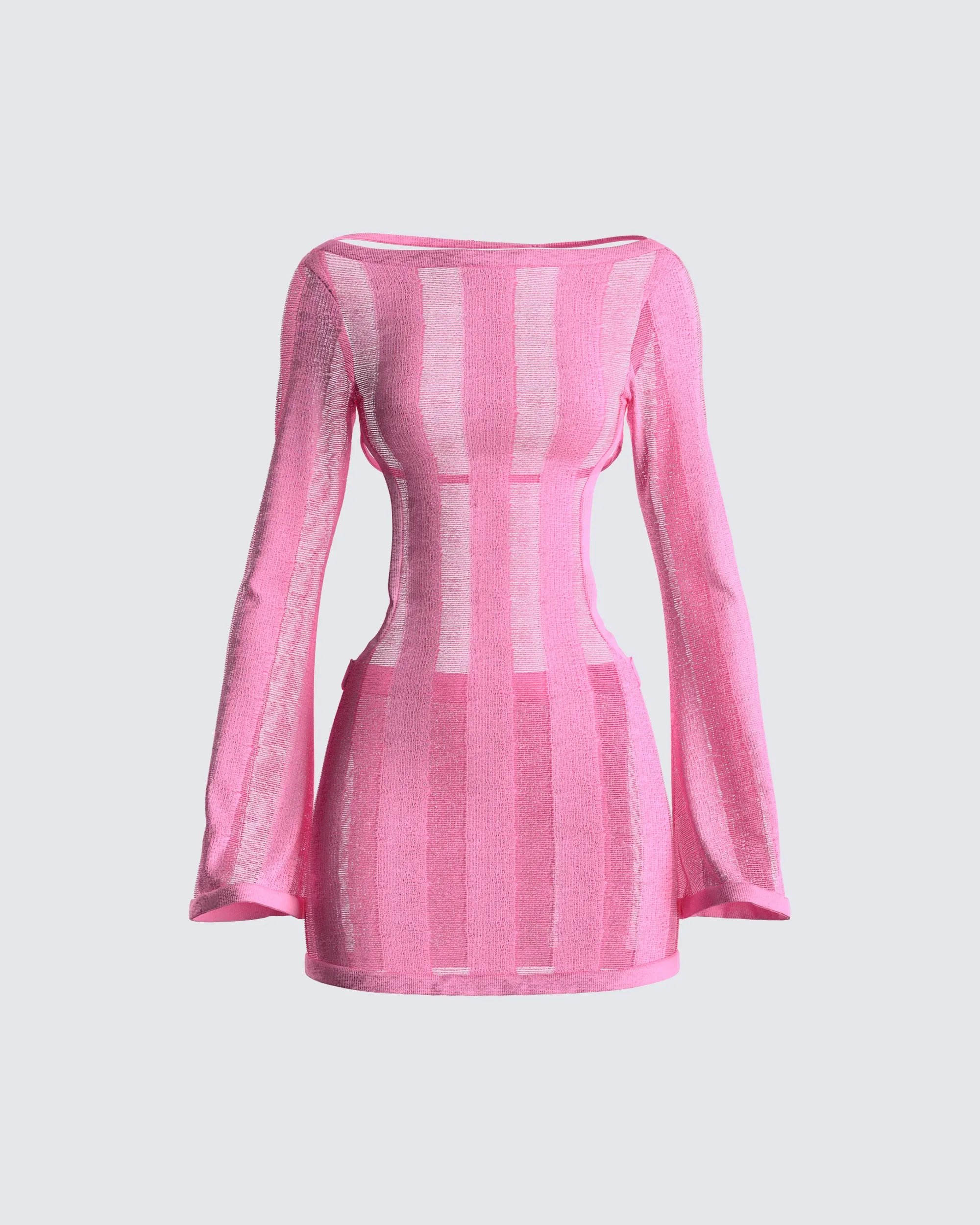 Mindy Pink Mini Dress sold by Finesse