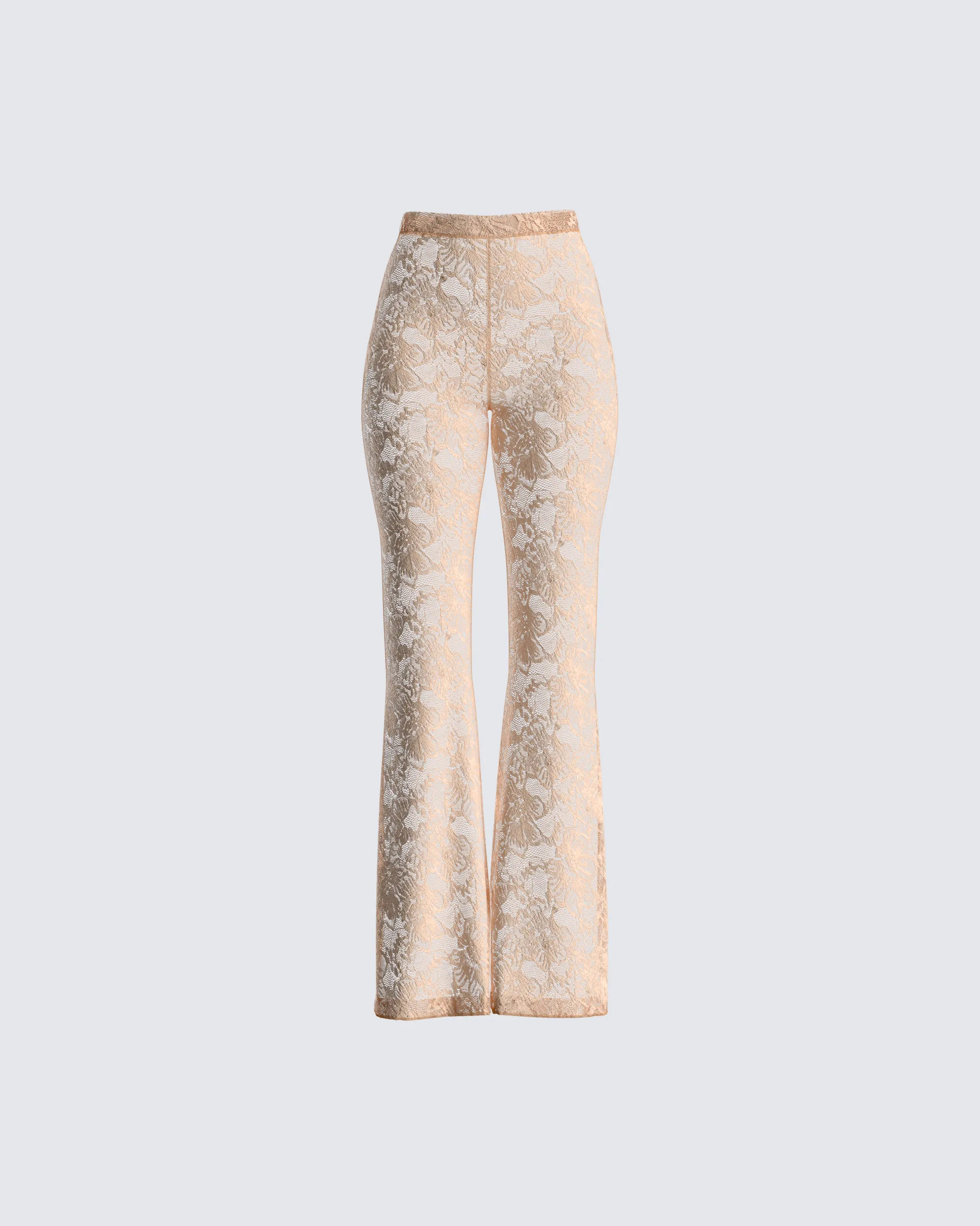 Yuri Peach Lace Pant sold by Finesse