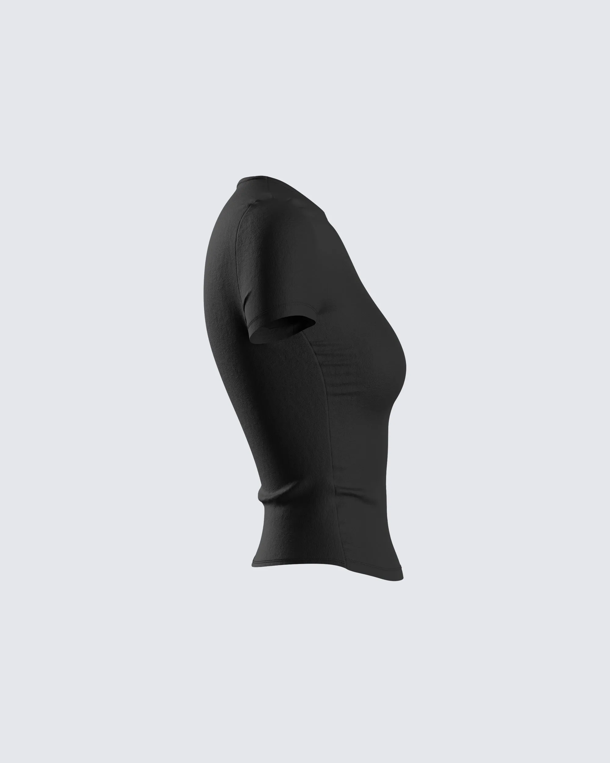 Chell Black Jersey Top sold by Finesse product image thumbnail 2