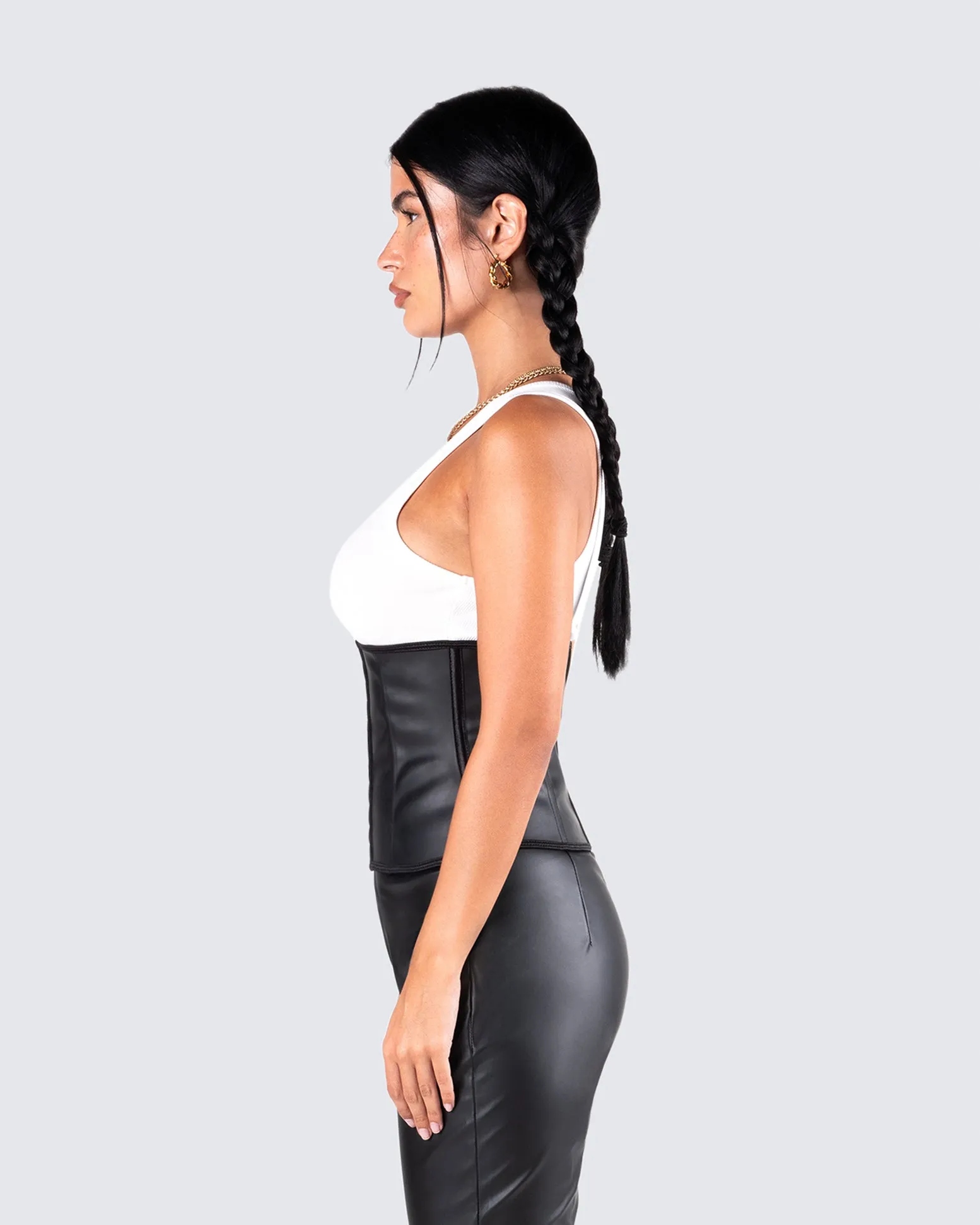 Vanya Black Compression Corset Top sold by Finesse product image thumbnail 5