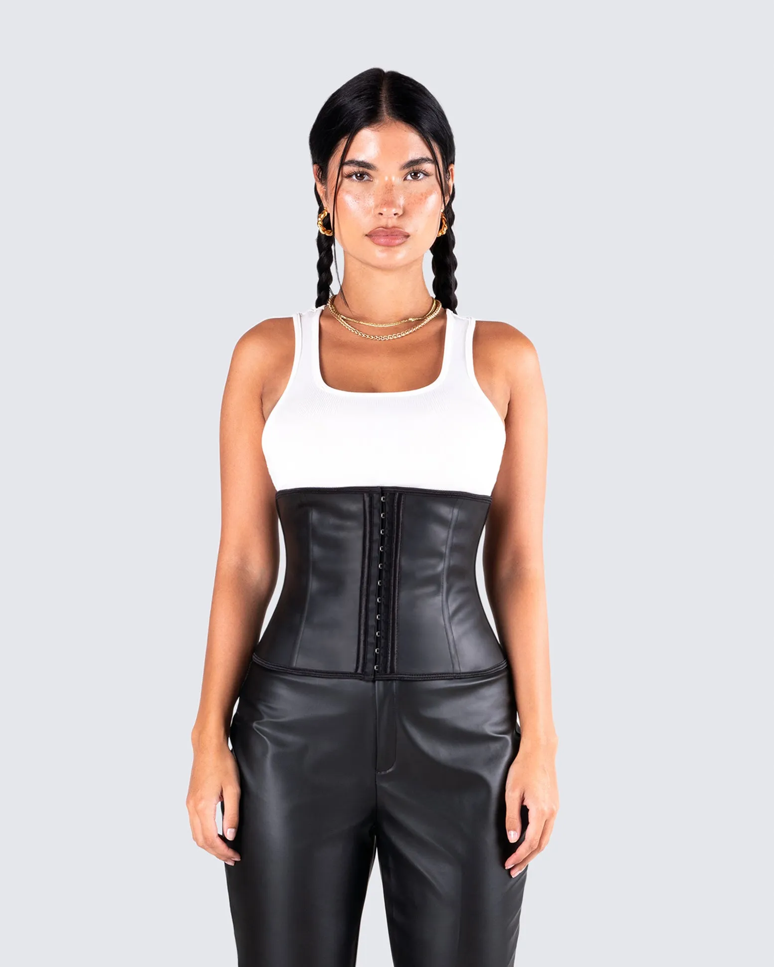 Vanya Black Compression Corset Top sold by Finesse product image thumbnail 4