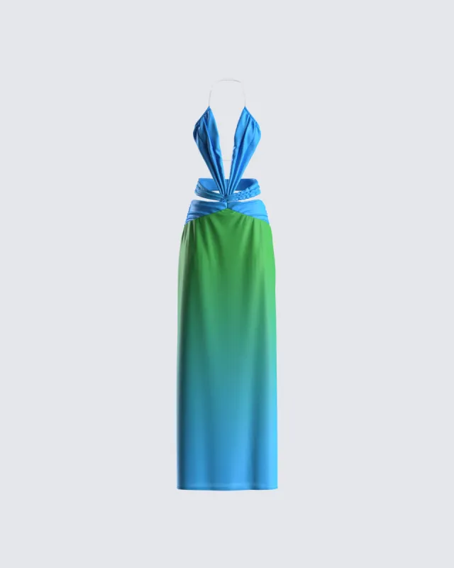Anita Ombre Print Maxi Dress sold by Finesse