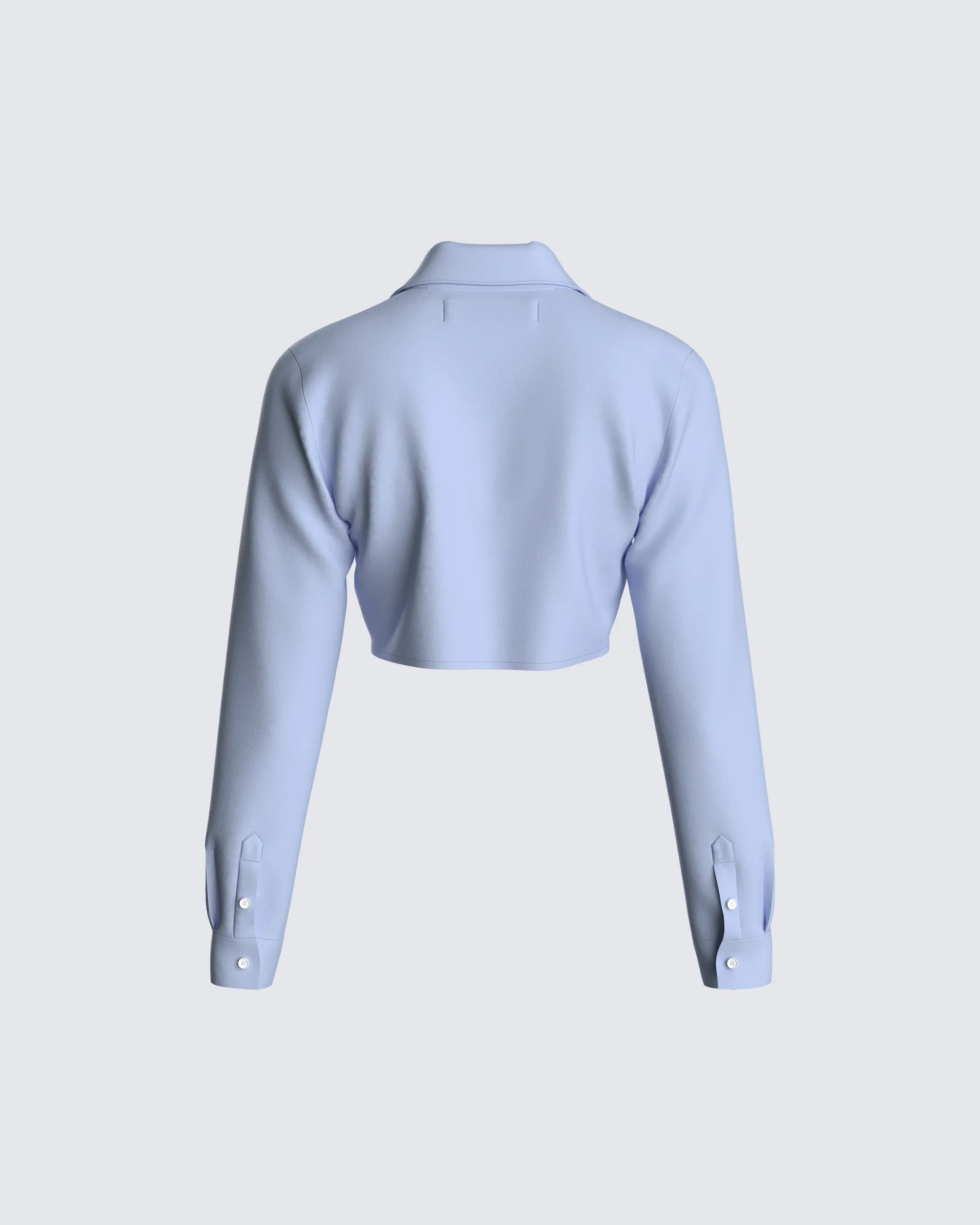 Blake Shirting Logo Cropped Top sold by Finesse product image thumbnail 3