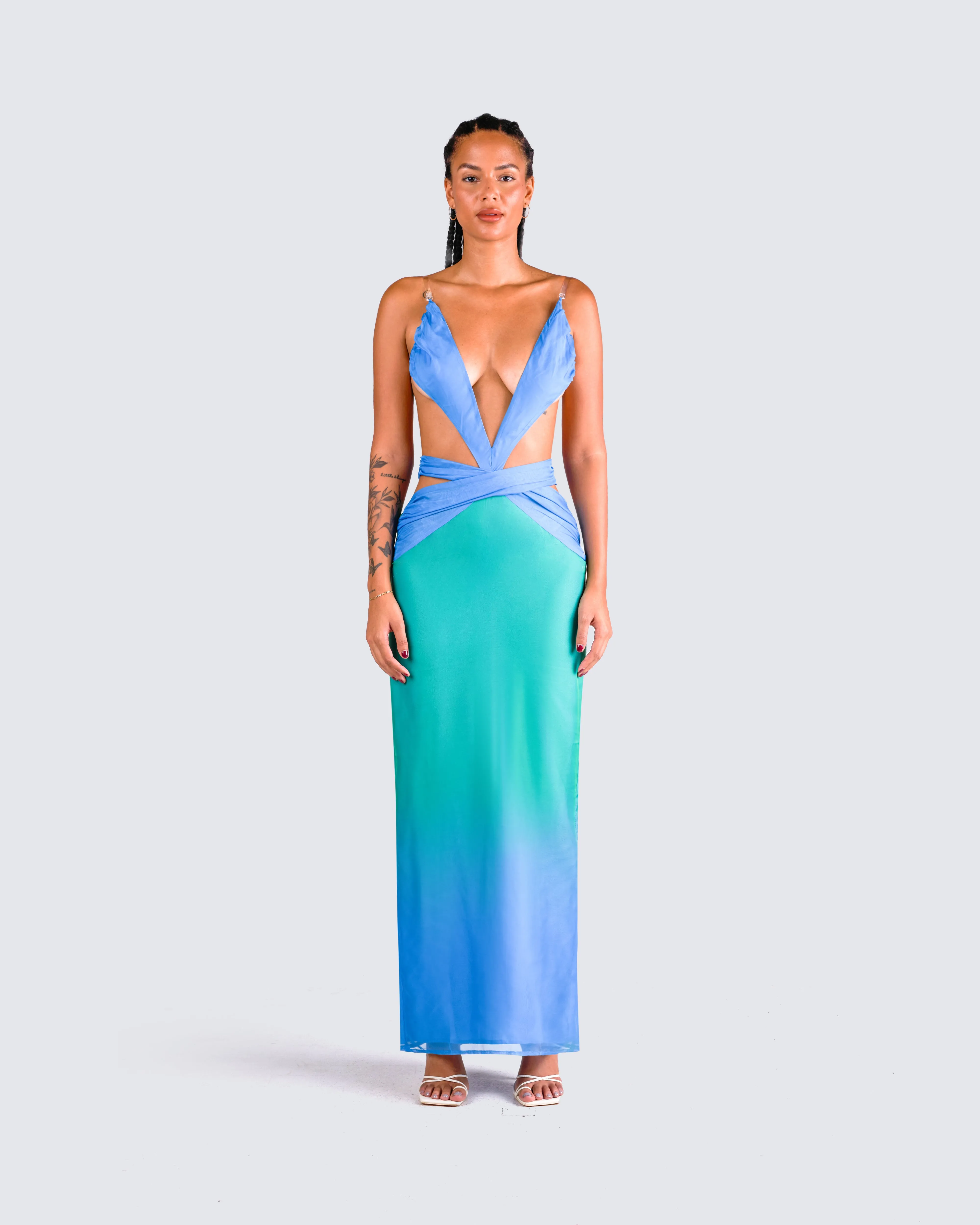 Anita Ombre Print Maxi Dress sold by Finesse product image thumbnail 4