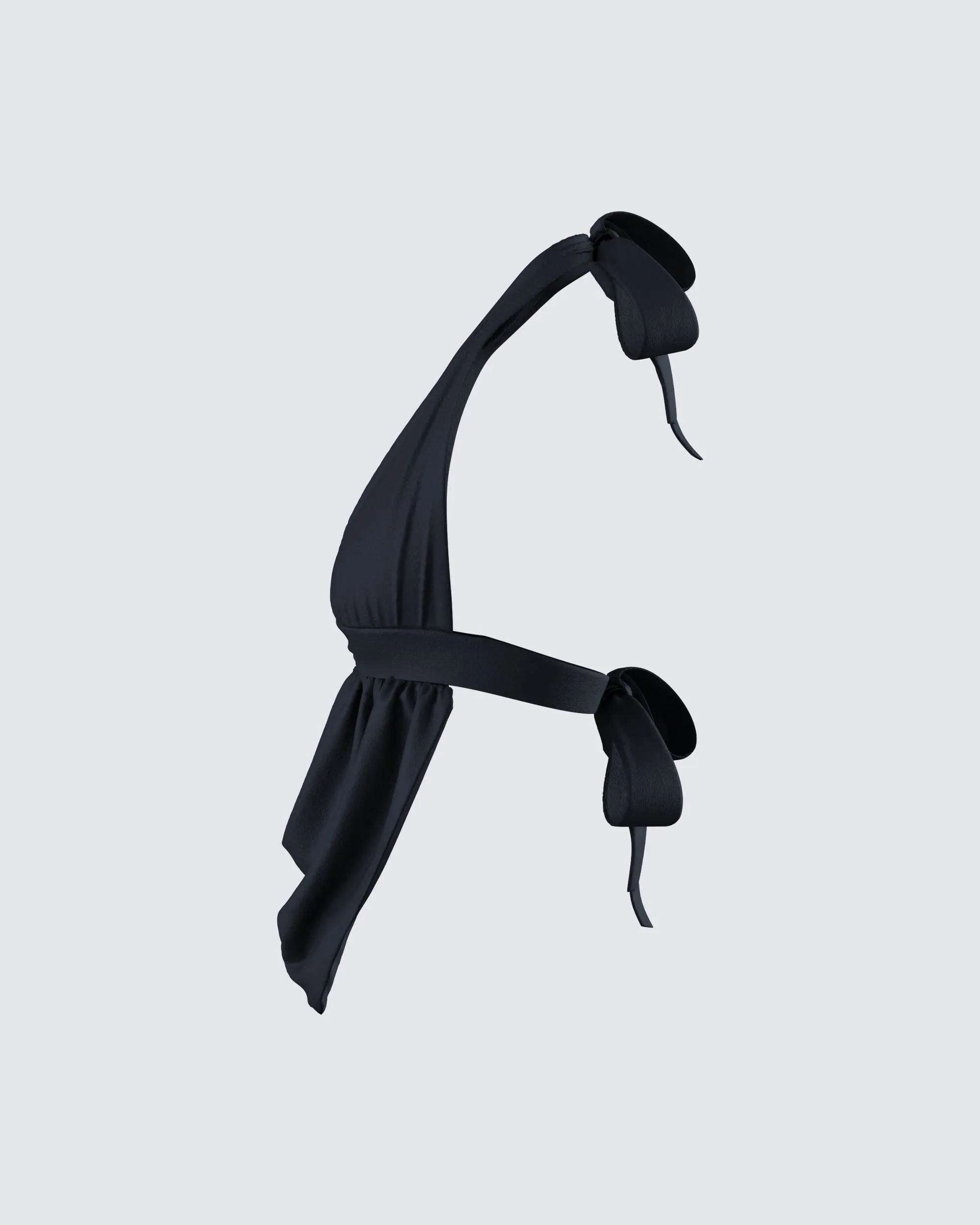 Simmi Black Halter Drape Top sold by Finesse product image thumbnail 2