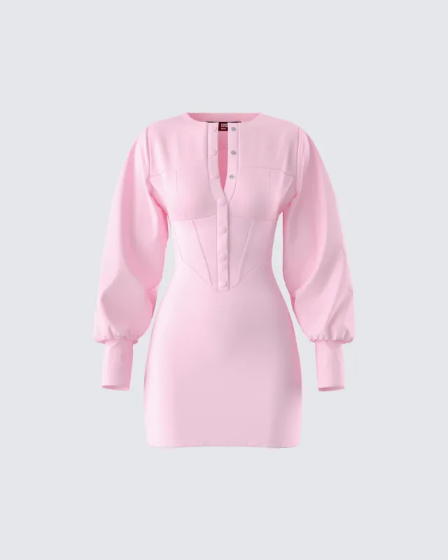 Alice Pink Mini Dress sold by Finesse