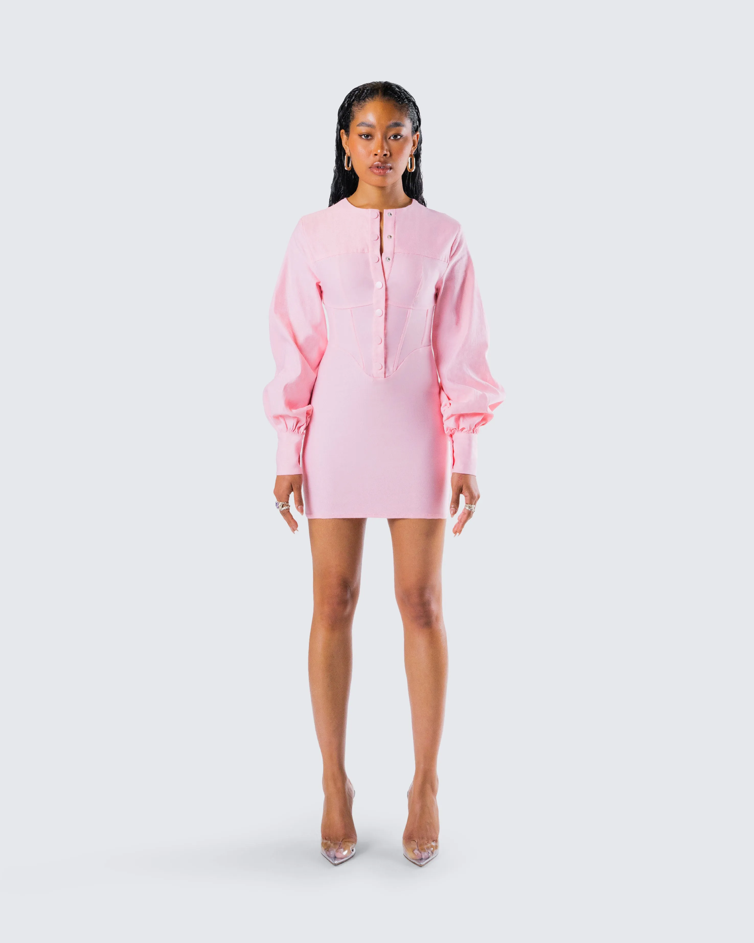 Alice Pink Mini Dress sold by Finesse product image thumbnail 4