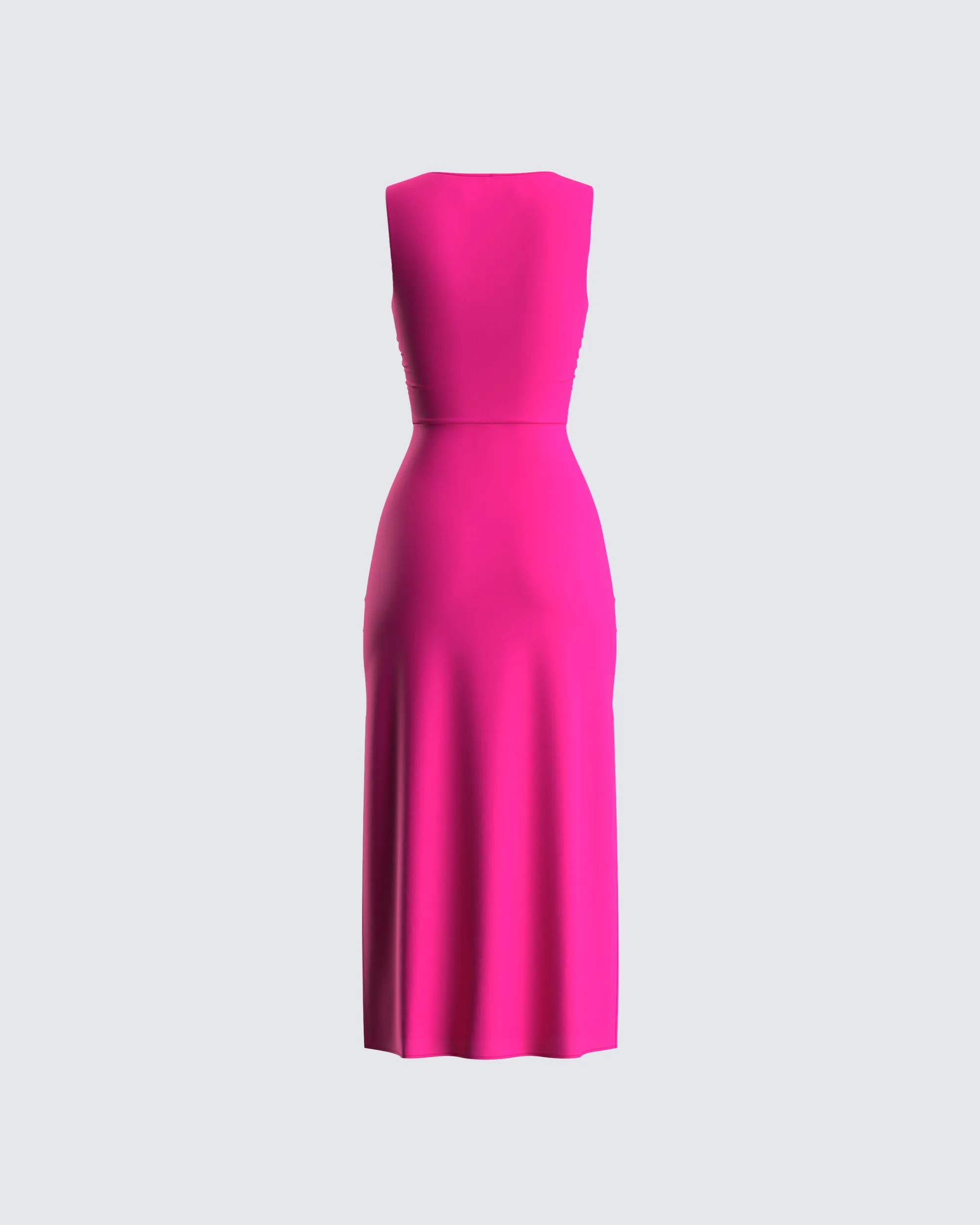 Calliope Hot Pink Midi Dress sold by Finesse product image thumbnail 3