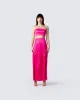 Diana Satin Strapless Cropped Top sold by Finesse