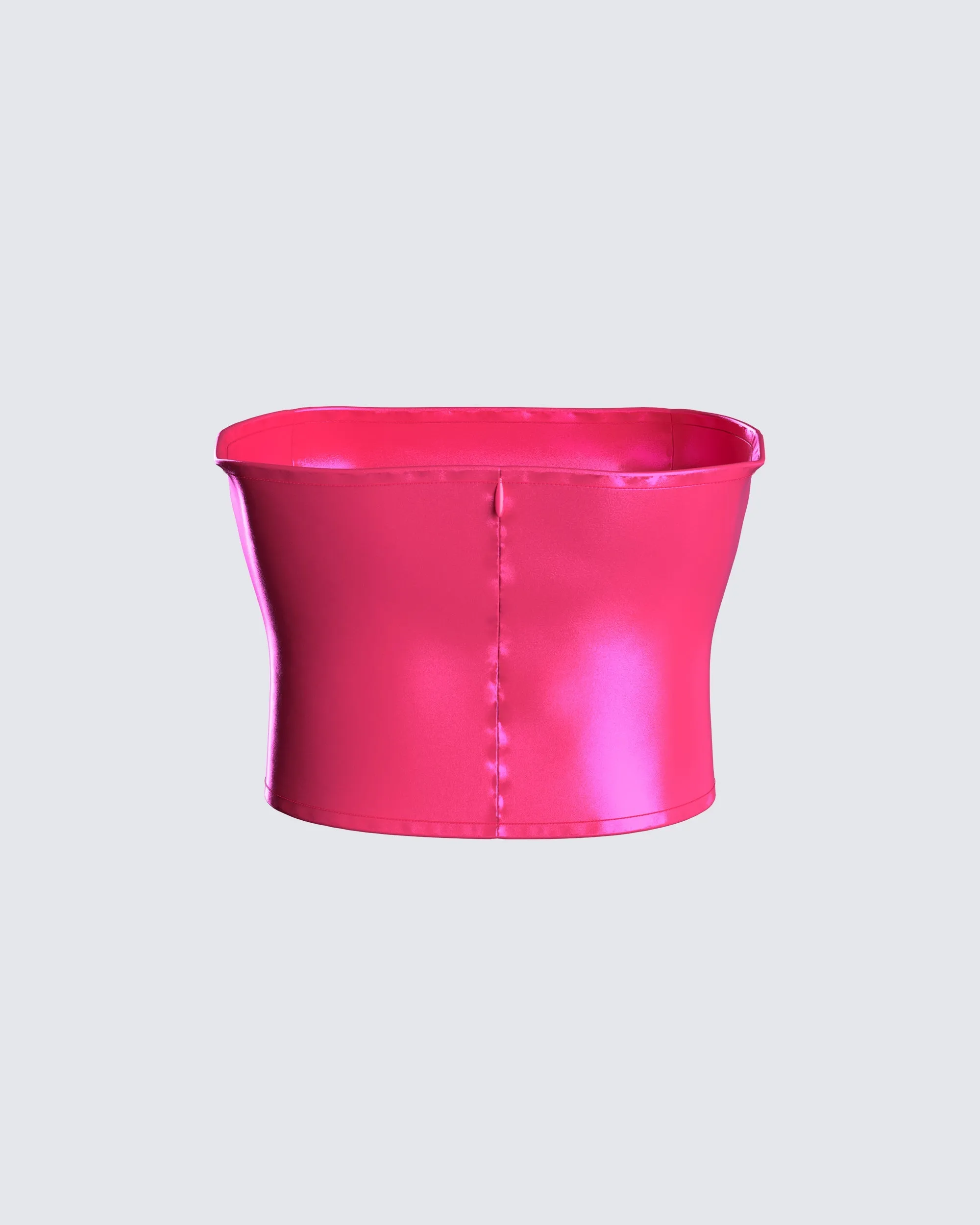 Diana Satin Strapless Cropped Top sold by Finesse product image thumbnail 3