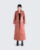 Lu Brown Vegan Leather Coat sold by Finesse