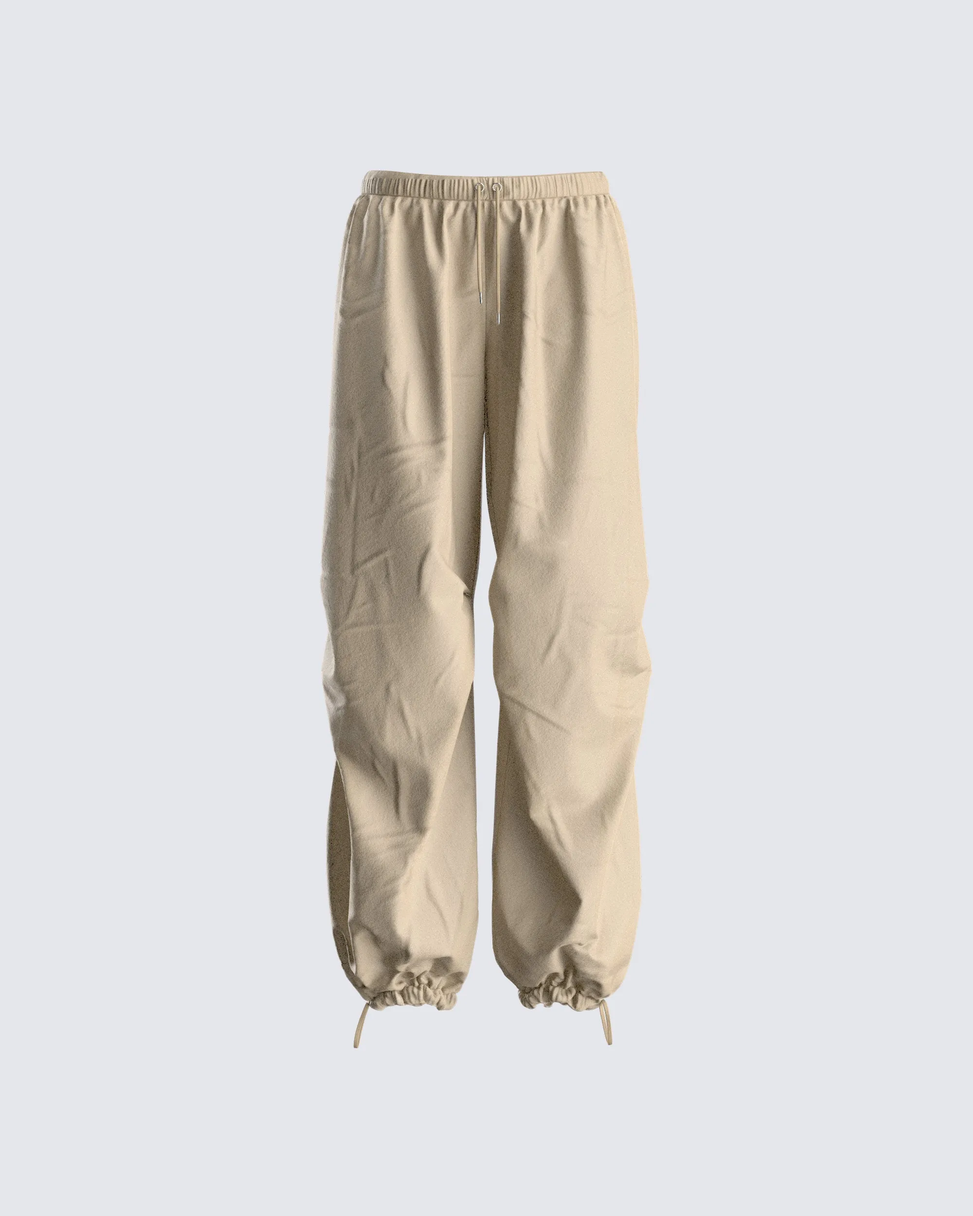 Finley Taupe Parachute Pant sold by Finesse