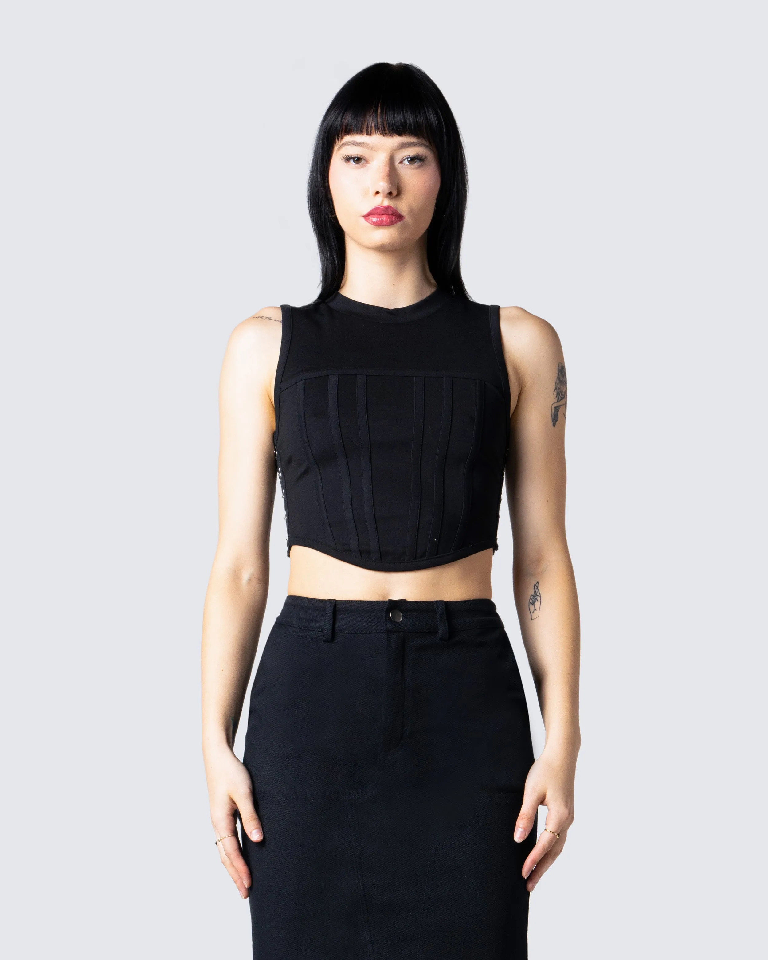 Eli Black Corset Top sold by Finesse product image thumbnail 4