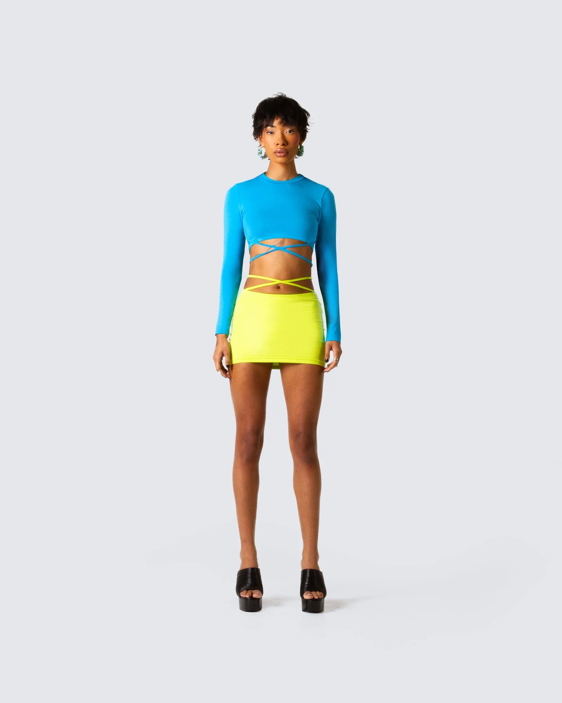 Cameron Blue Long Sleeve Top sold by Finesse product image thumbnail 4