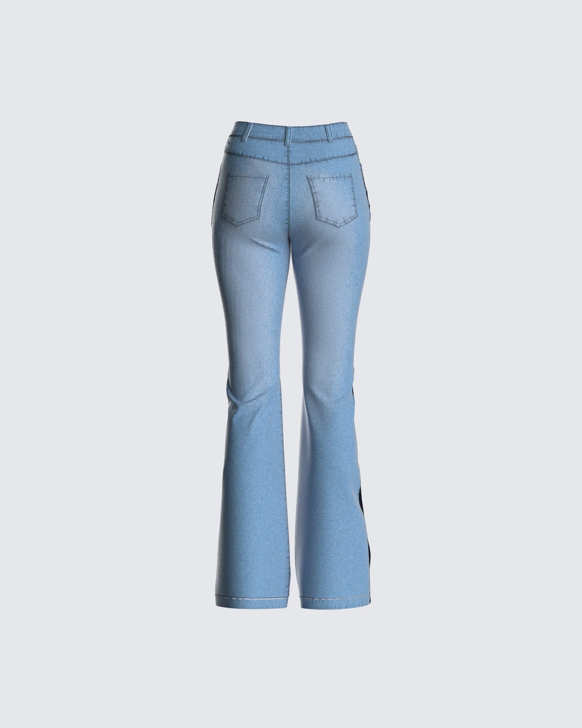 Roman Flared Blue Jeans sold by Finesse product image thumbnail 3