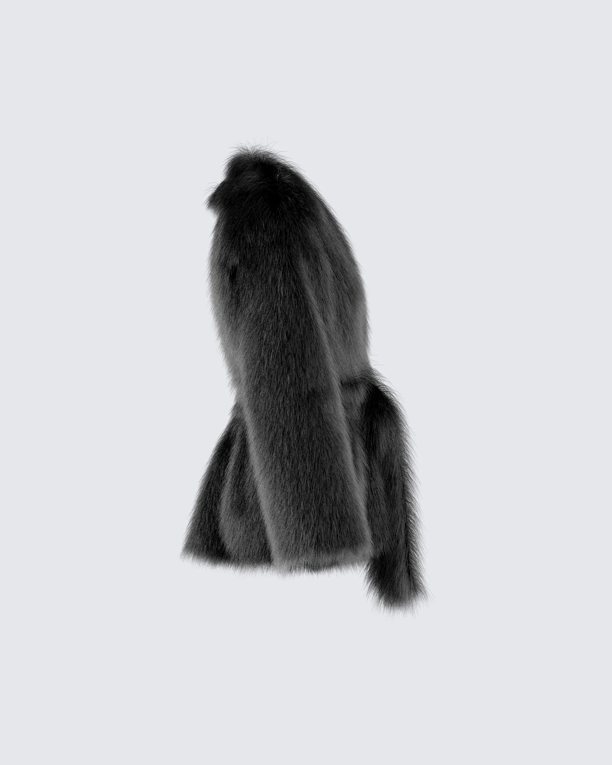 Victoria Black Fur Coat sold by Finesse product image thumbnail 2