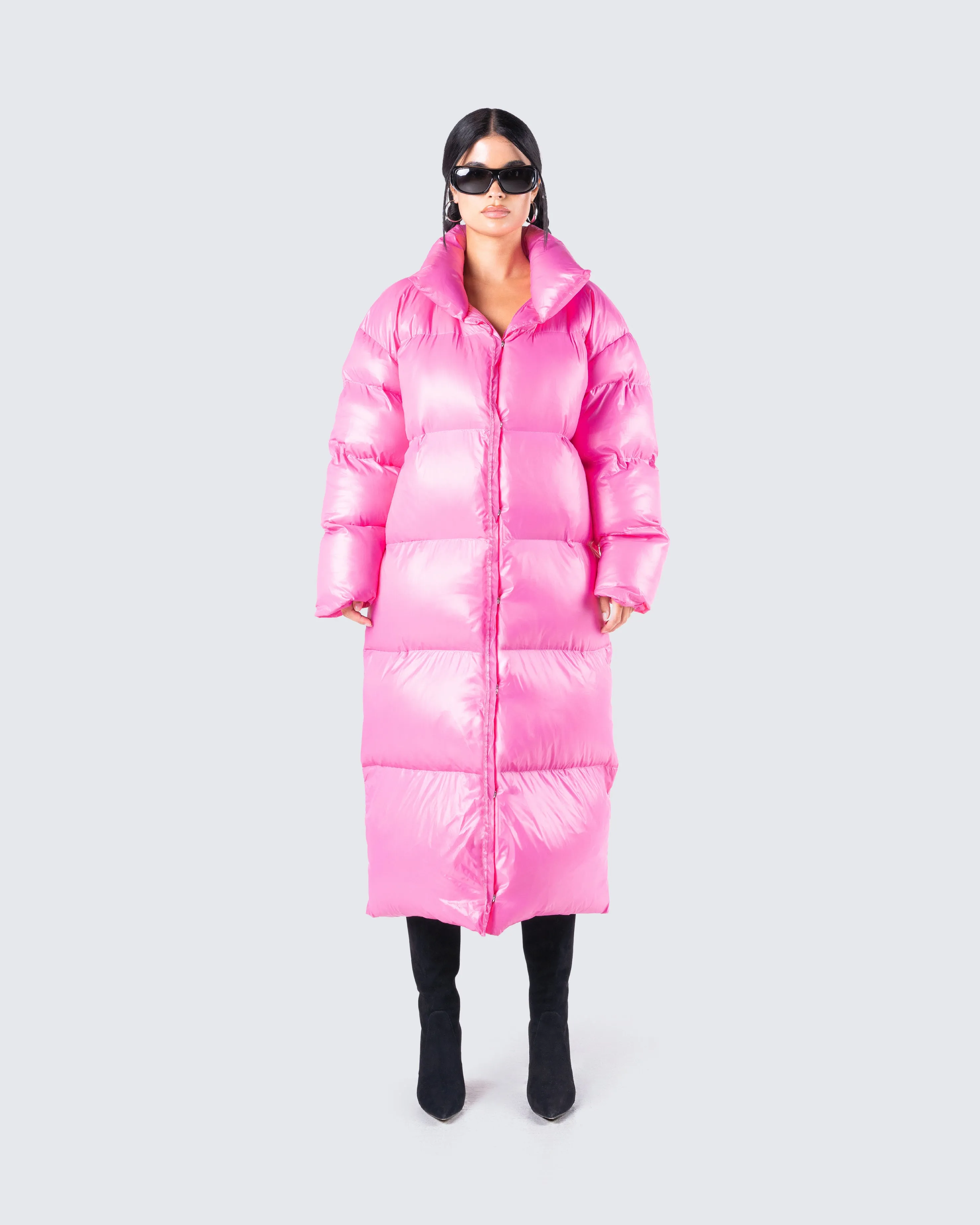 Jenny Shiny Oversized Puffer sold by Finesse product image thumbnail 4
