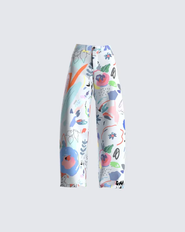 Dominic Doodle Print Pant sold by Finesse