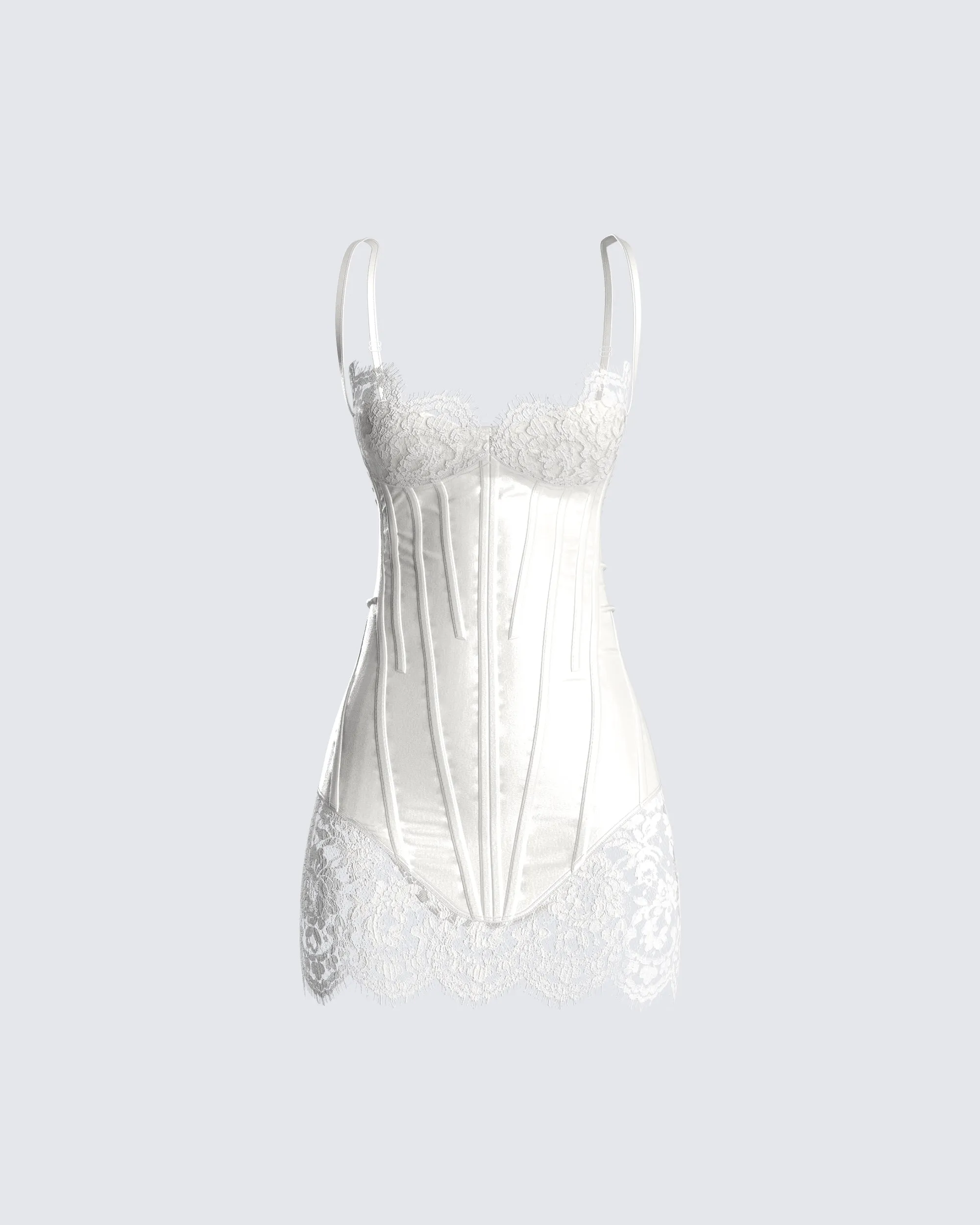 Rosie White Corset Dress sold by Finesse