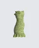 Everly Green Plaid Mini Dress sold by Finesse