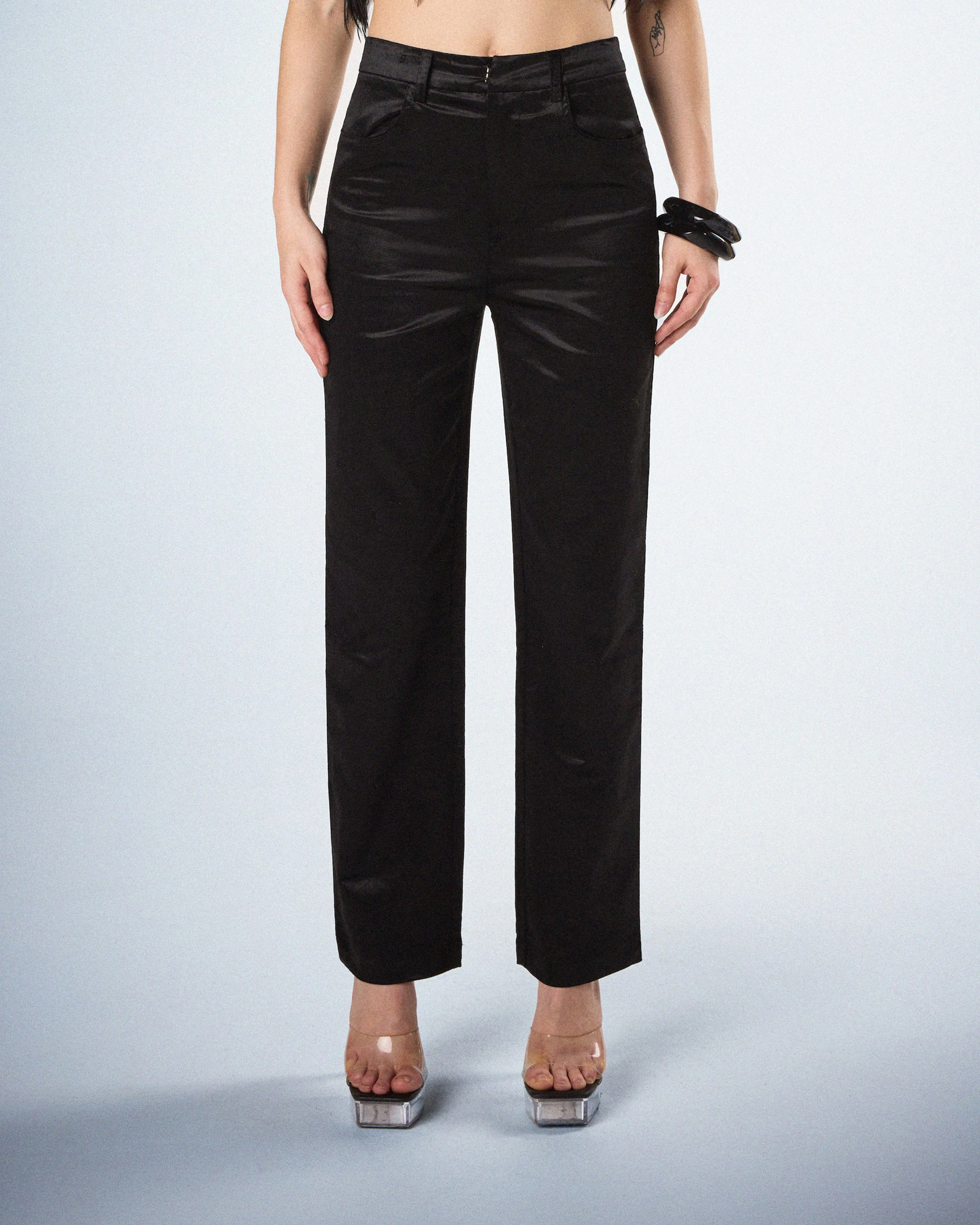 Bess Black Velvet Pants sold by Finesse product image thumbnail 4