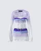 Vanessa Purple Sequin Knit Set sold by Finesse