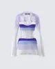 Vanessa Purple Sequin Knit Set sold by Finesse