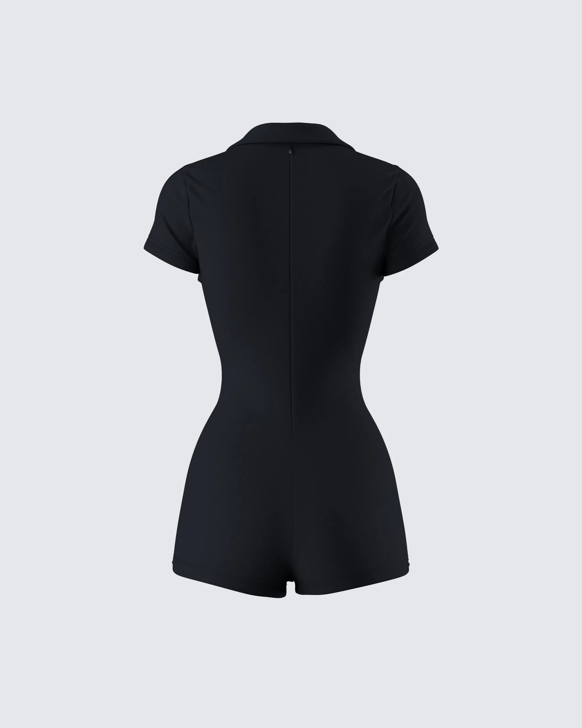 Jeanie Black Knit Romper sold by Finesse product image thumbnail 3
