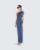 Charlize Navy Maxi Skirt sold by Finesse