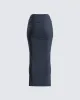 Charlize Navy Maxi Skirt sold by Finesse
