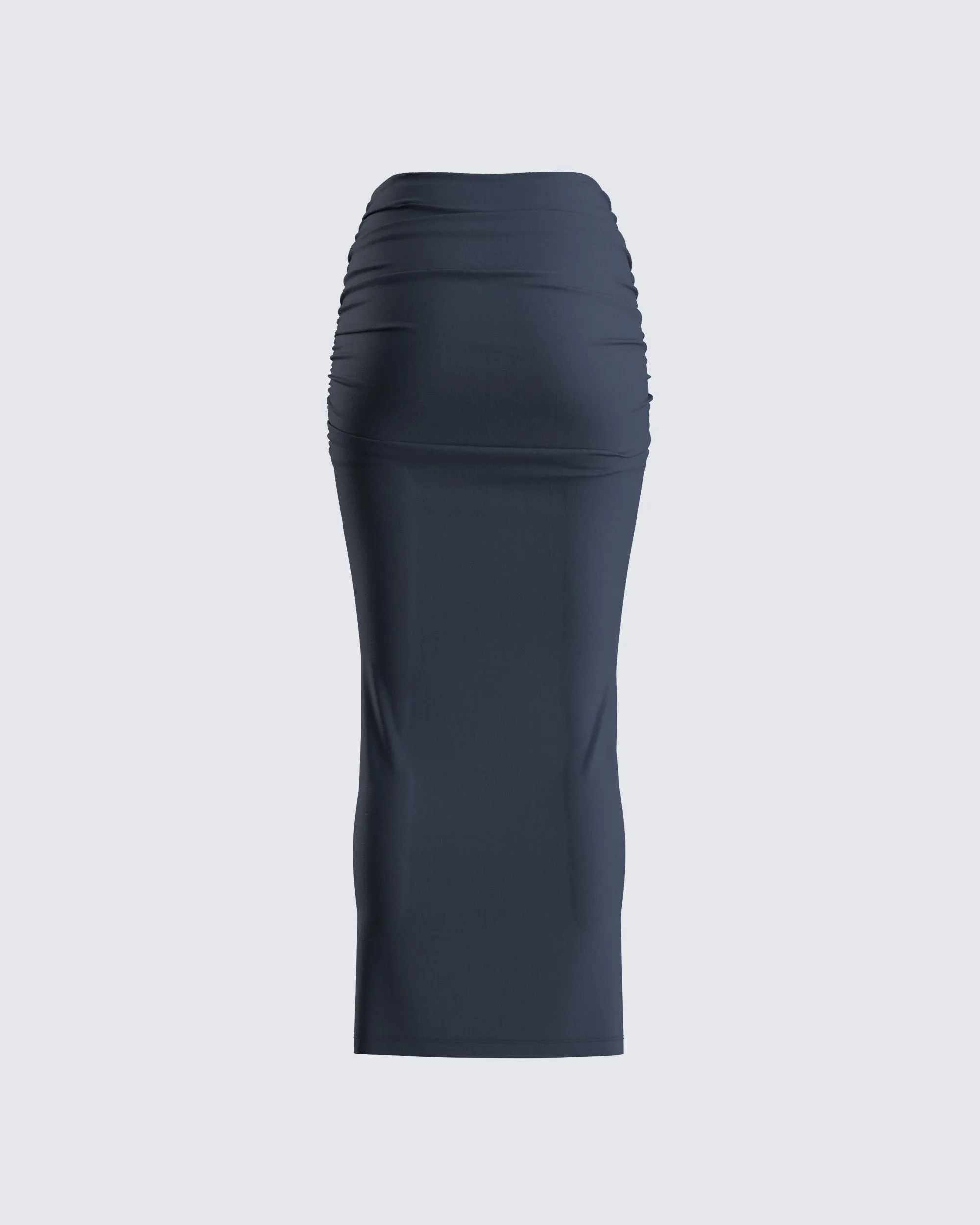 Charlize Navy Maxi Skirt sold by Finesse product image thumbnail 3