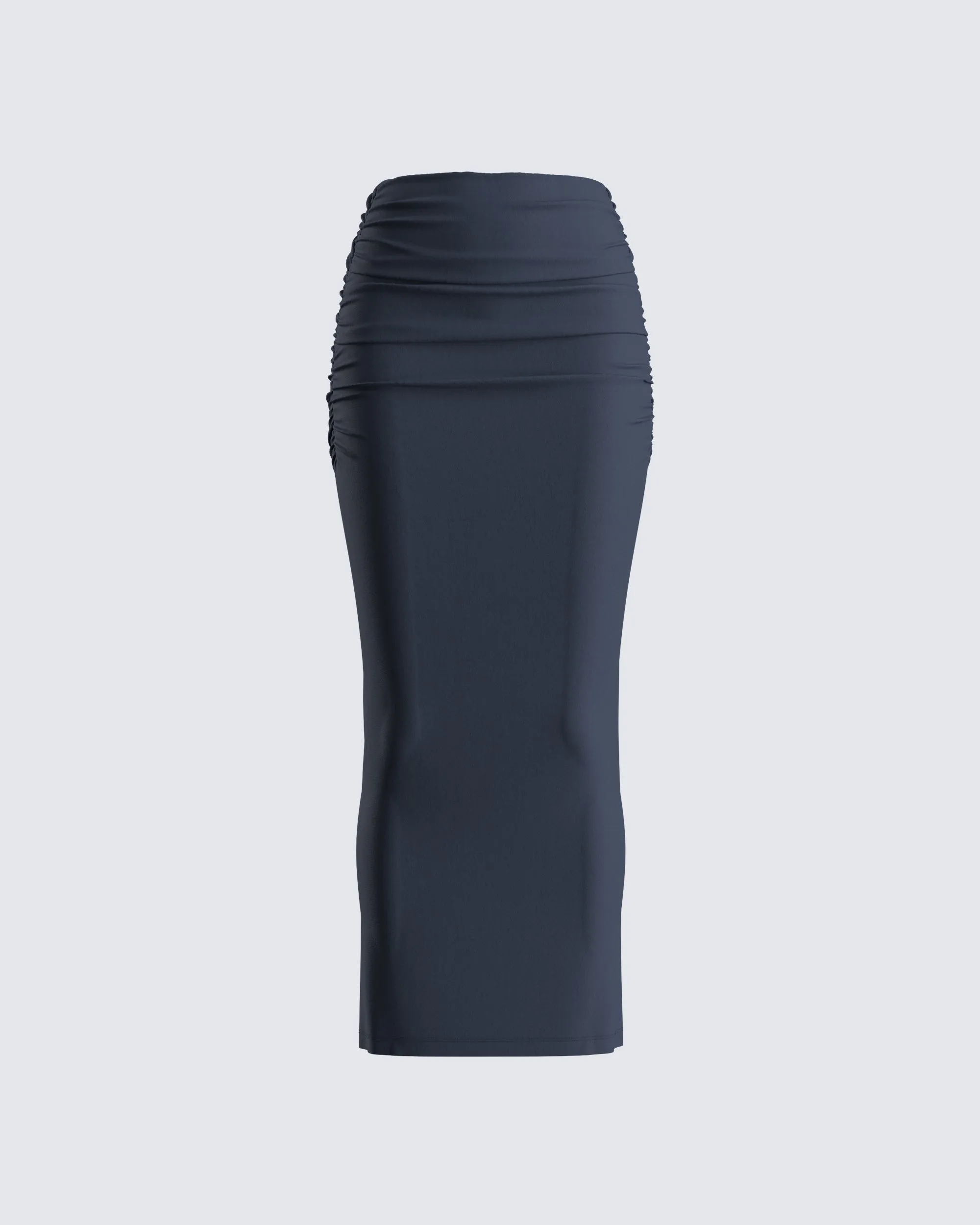 Charlize Navy Maxi Skirt sold by Finesse