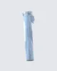 Achara Blue Denim Low Rise Jean sold by Finesse