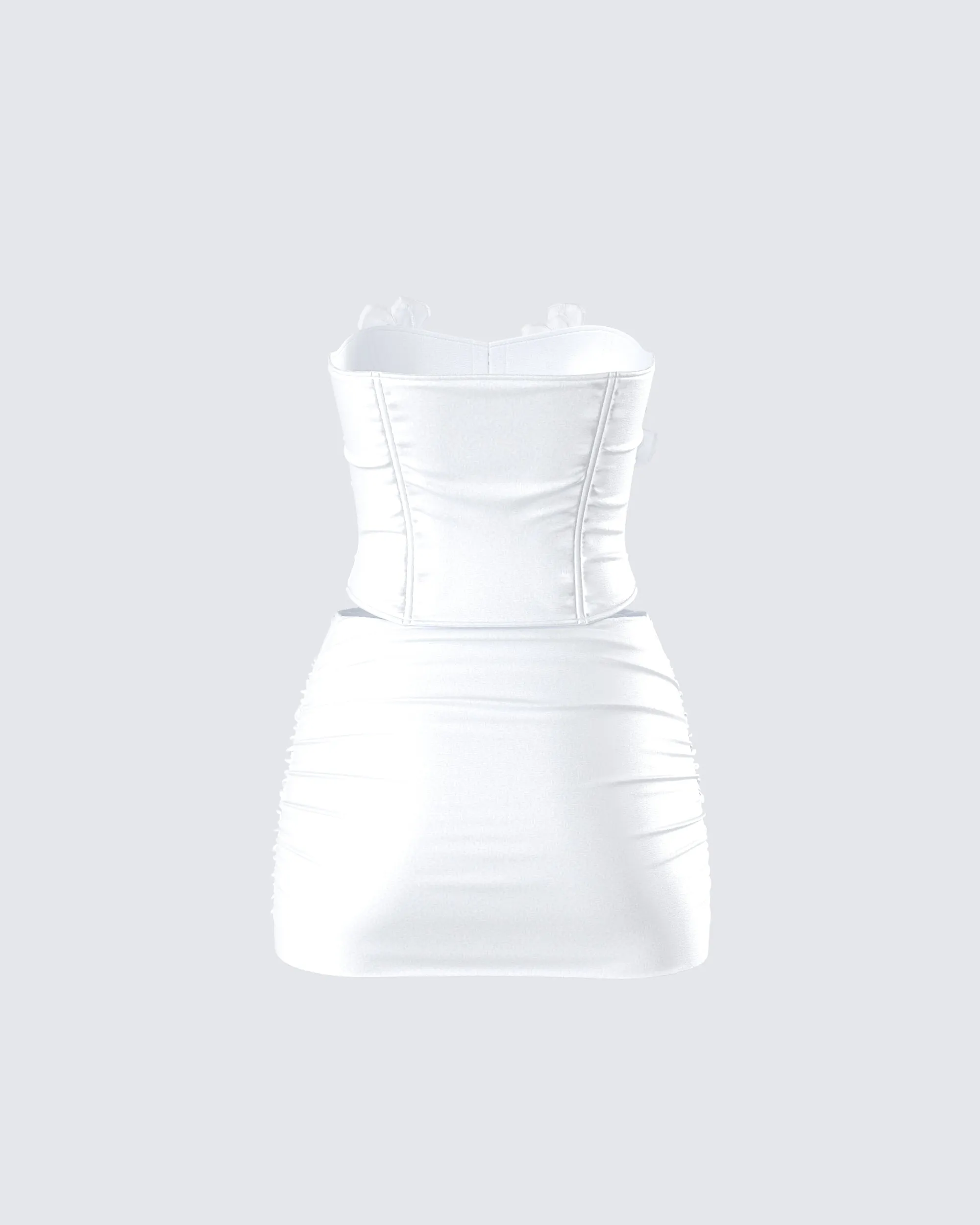 Rivi White Flower Corset Set sold by Finesse product image thumbnail 3