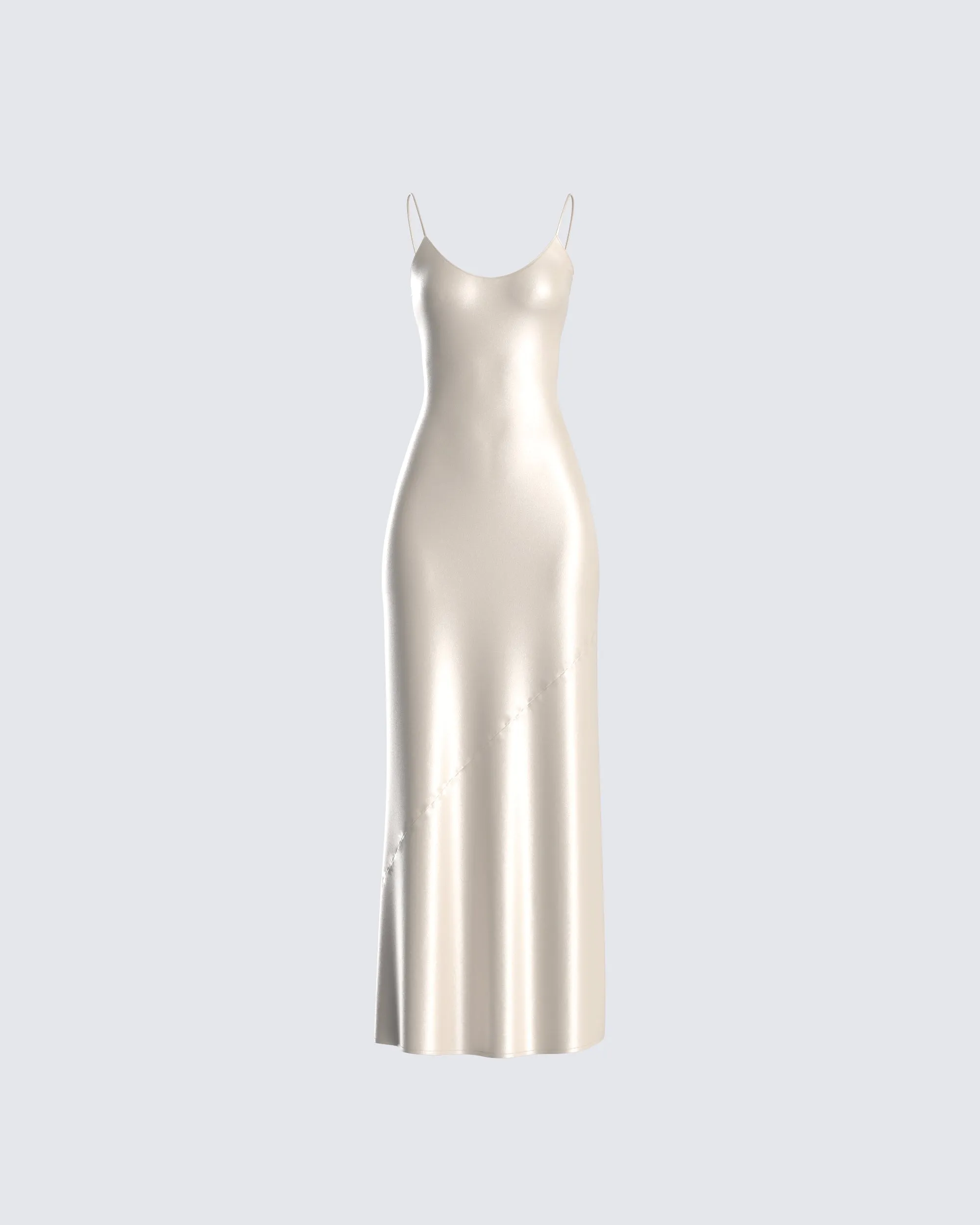 Venus Ivory Satin Dress sold by Finesse