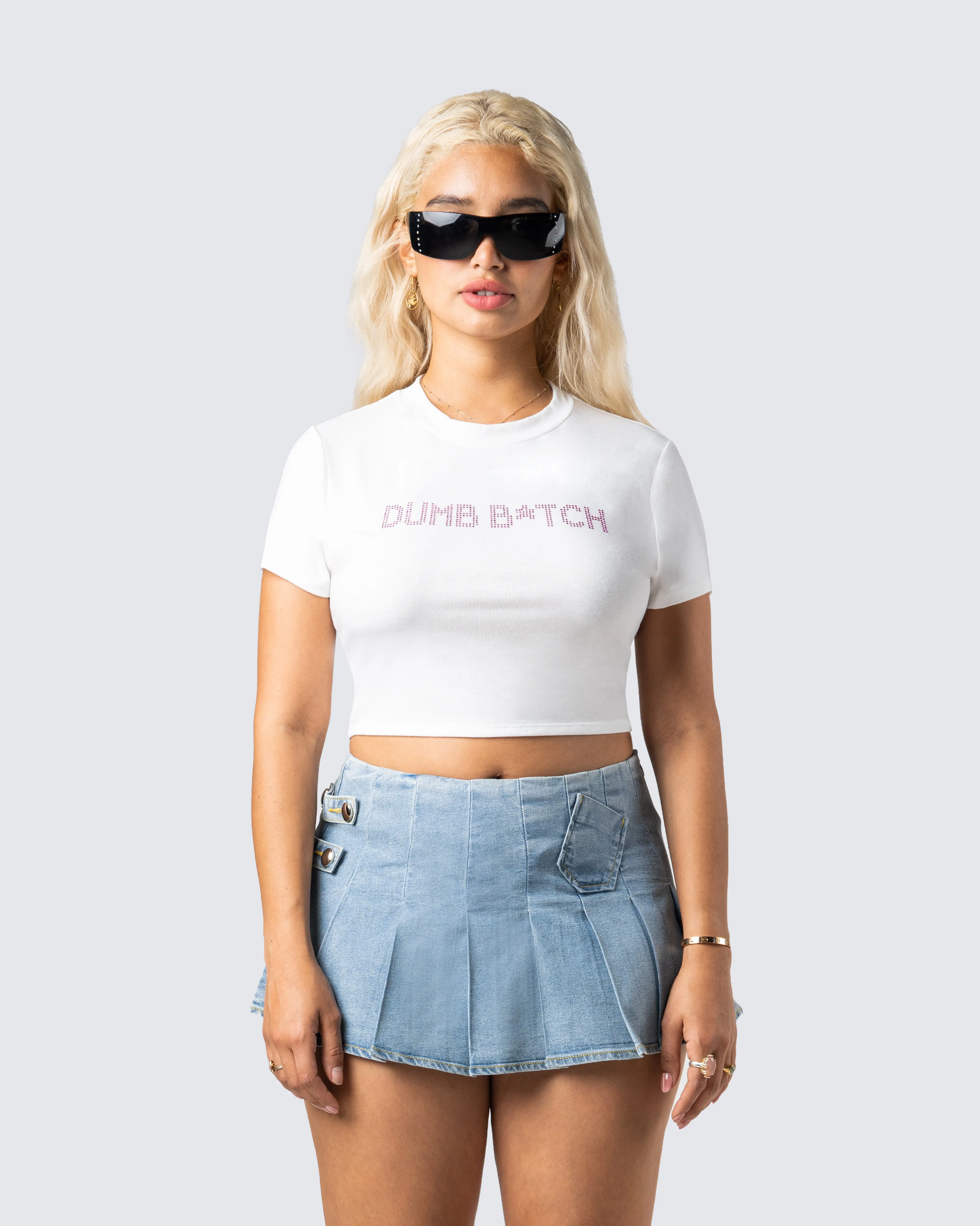 Imogene White Jersey Graphic Top sold by Finesse product image thumbnail 4