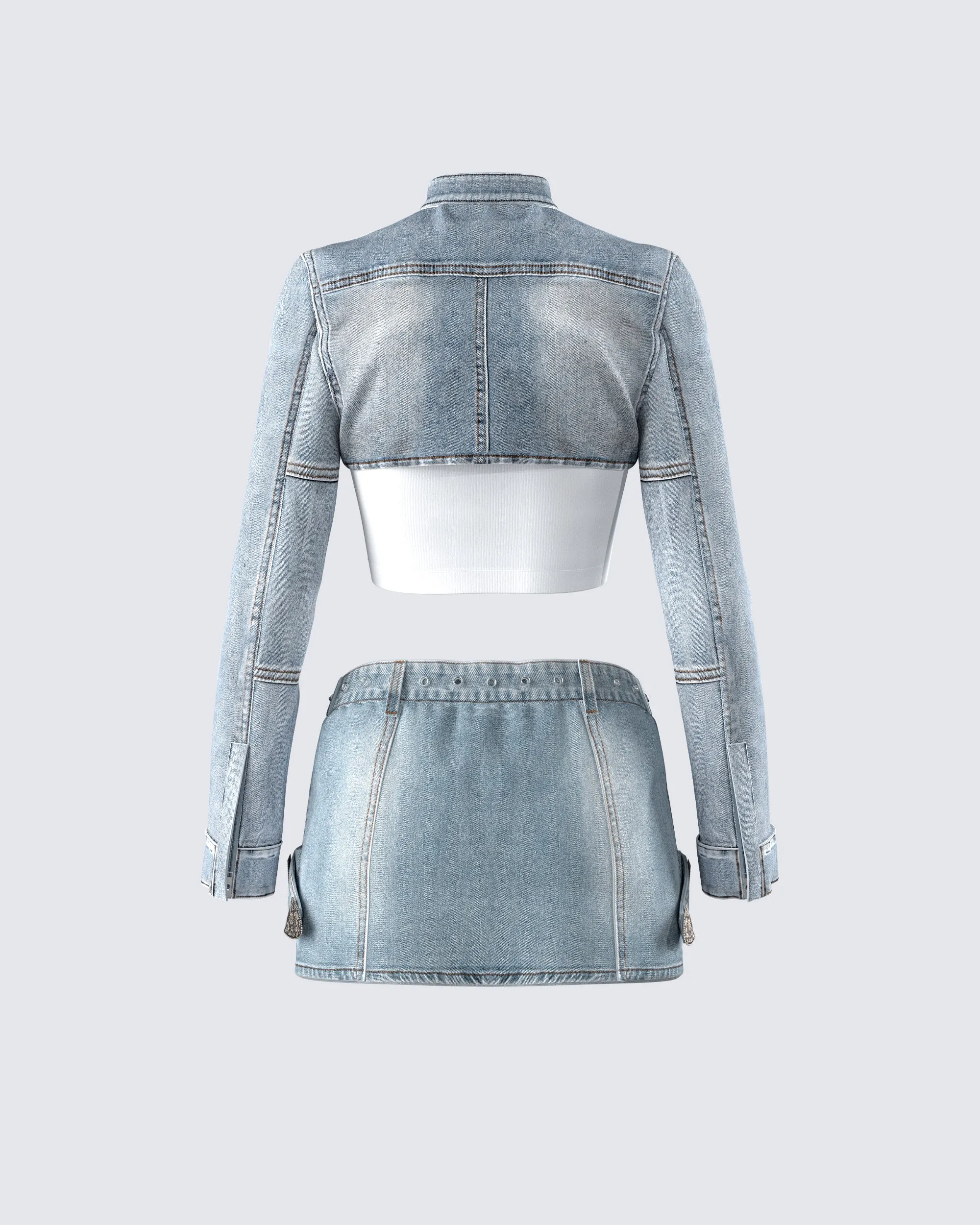 Eirene Denim Set sold by Finesse product image thumbnail 3