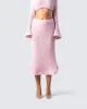 Senga Pink Sweater Midi Skirt sold by Finesse