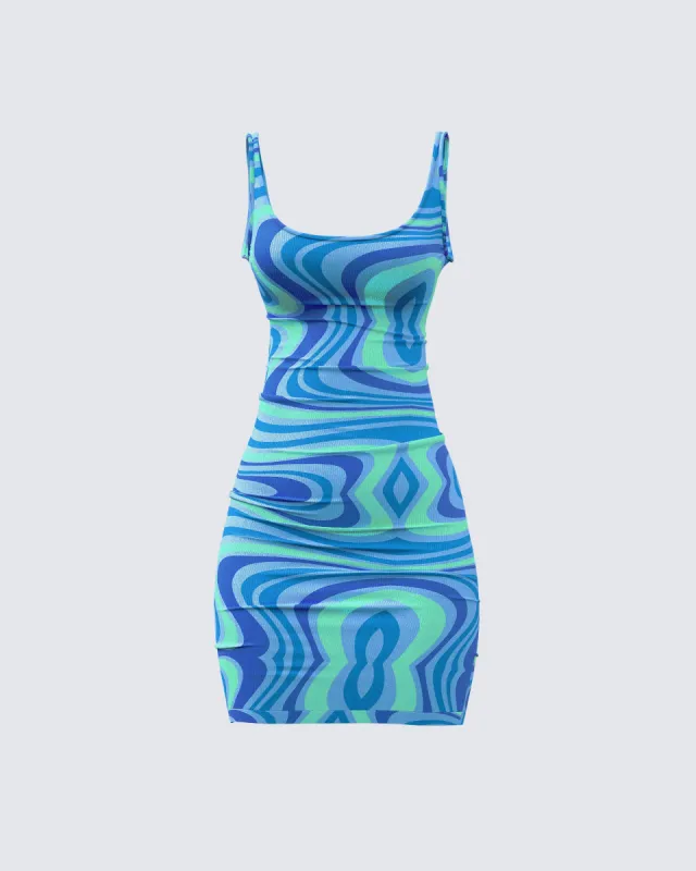 Cher Psychedelic Sweater Dress sold by Finesse