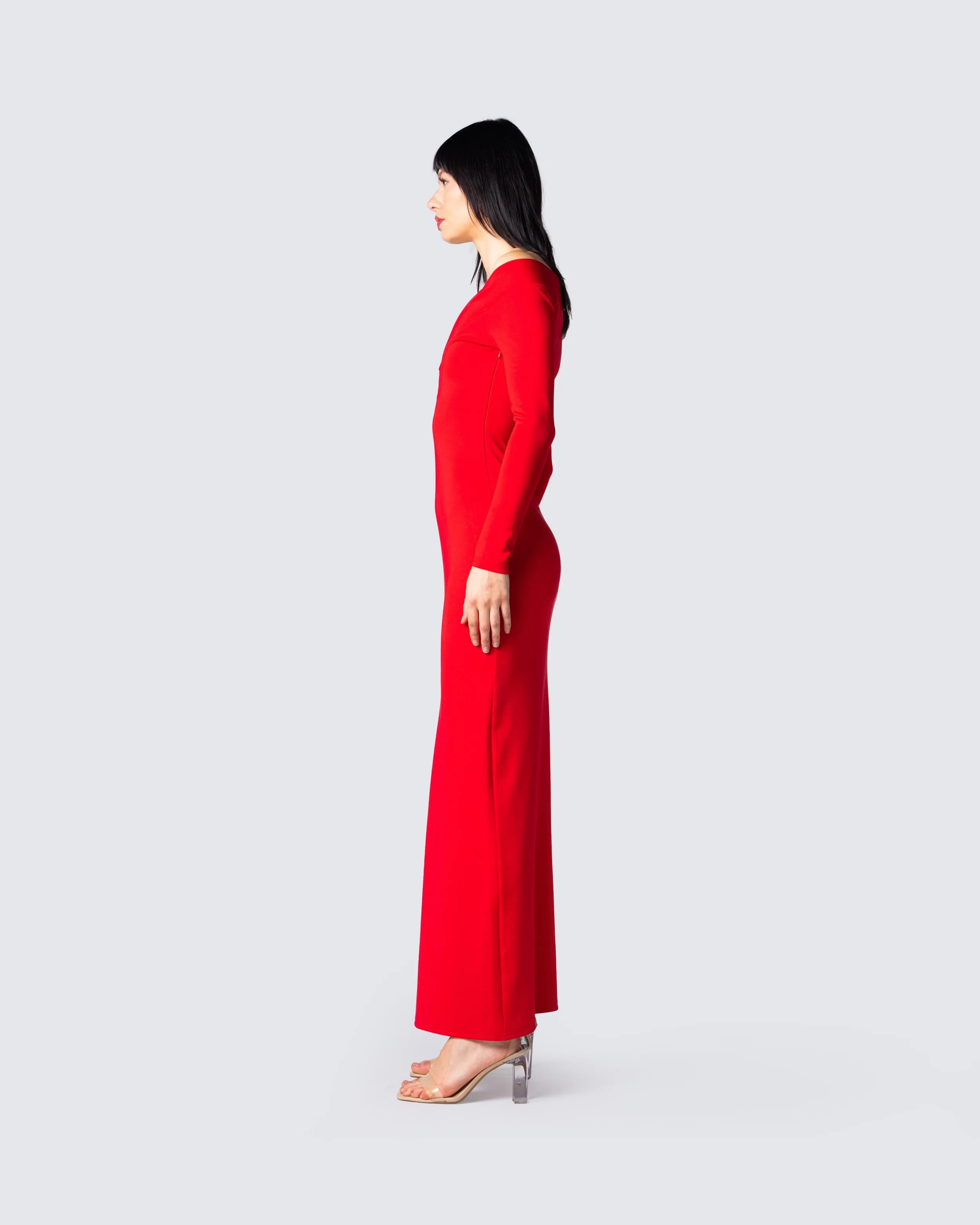 Brooke Red Maxi Dress sold by Finesse product image thumbnail 5
