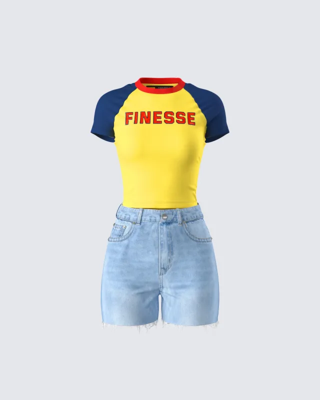 Amber Denim Set sold by Finesse