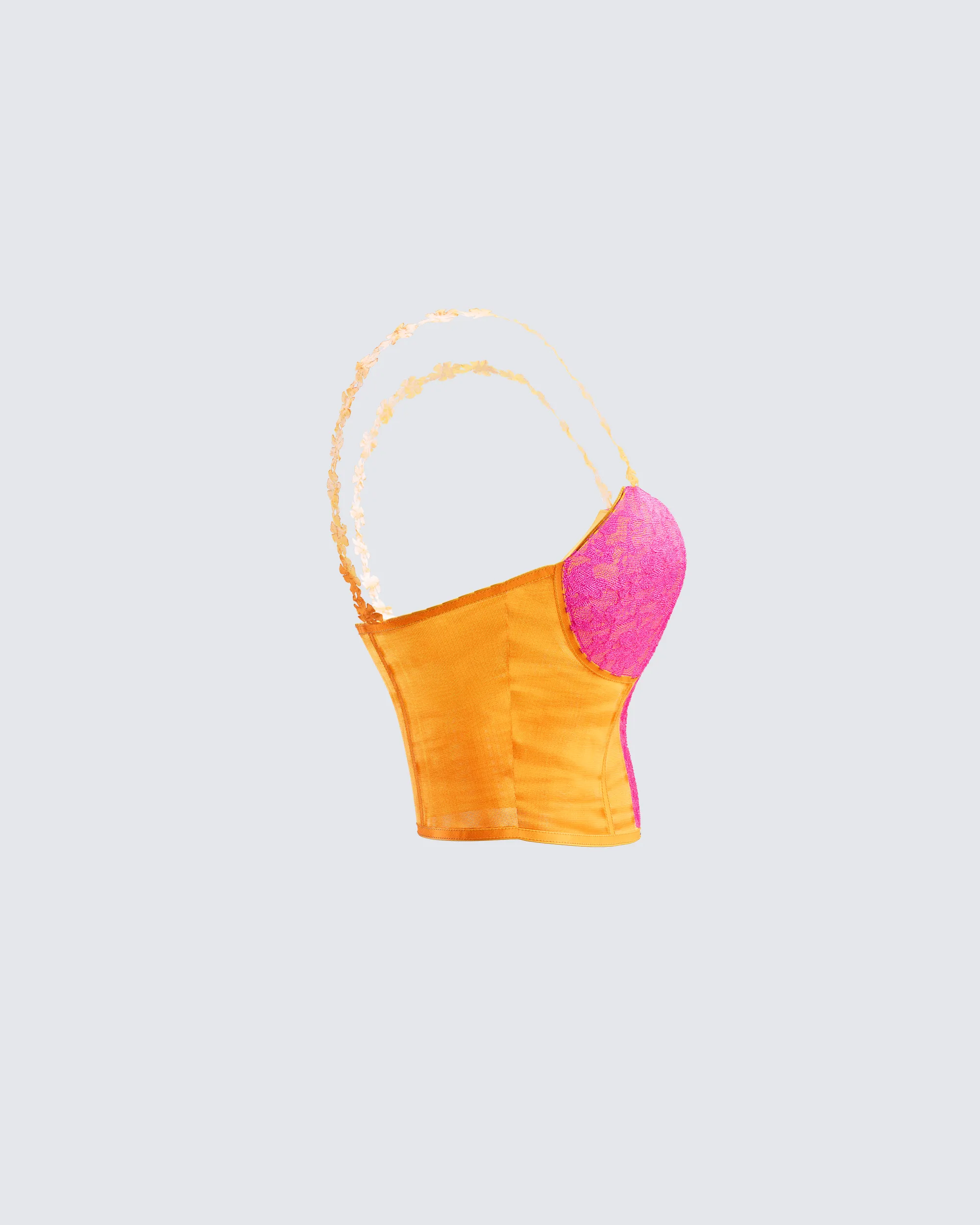 Bonnie Orange Corset Top sold by Finesse product image thumbnail 2